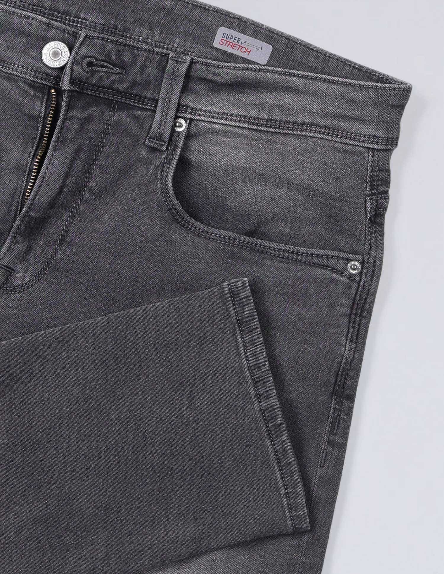 U.S. Polo Assn. Denim Co. Cropped Length Henry Tapered Fit Super Stretch Jeans