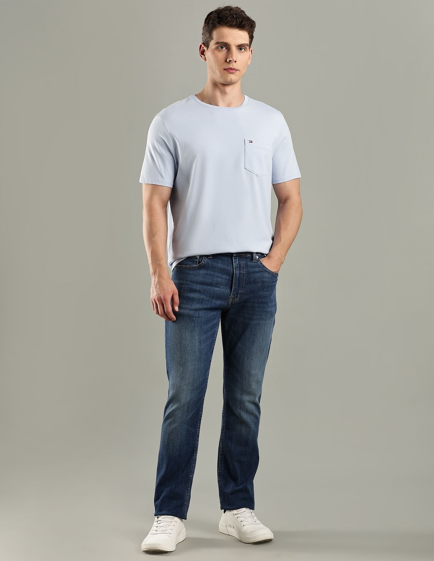 Tommy Hilfiger Solid Regular-Fit Cotton T-Shirt