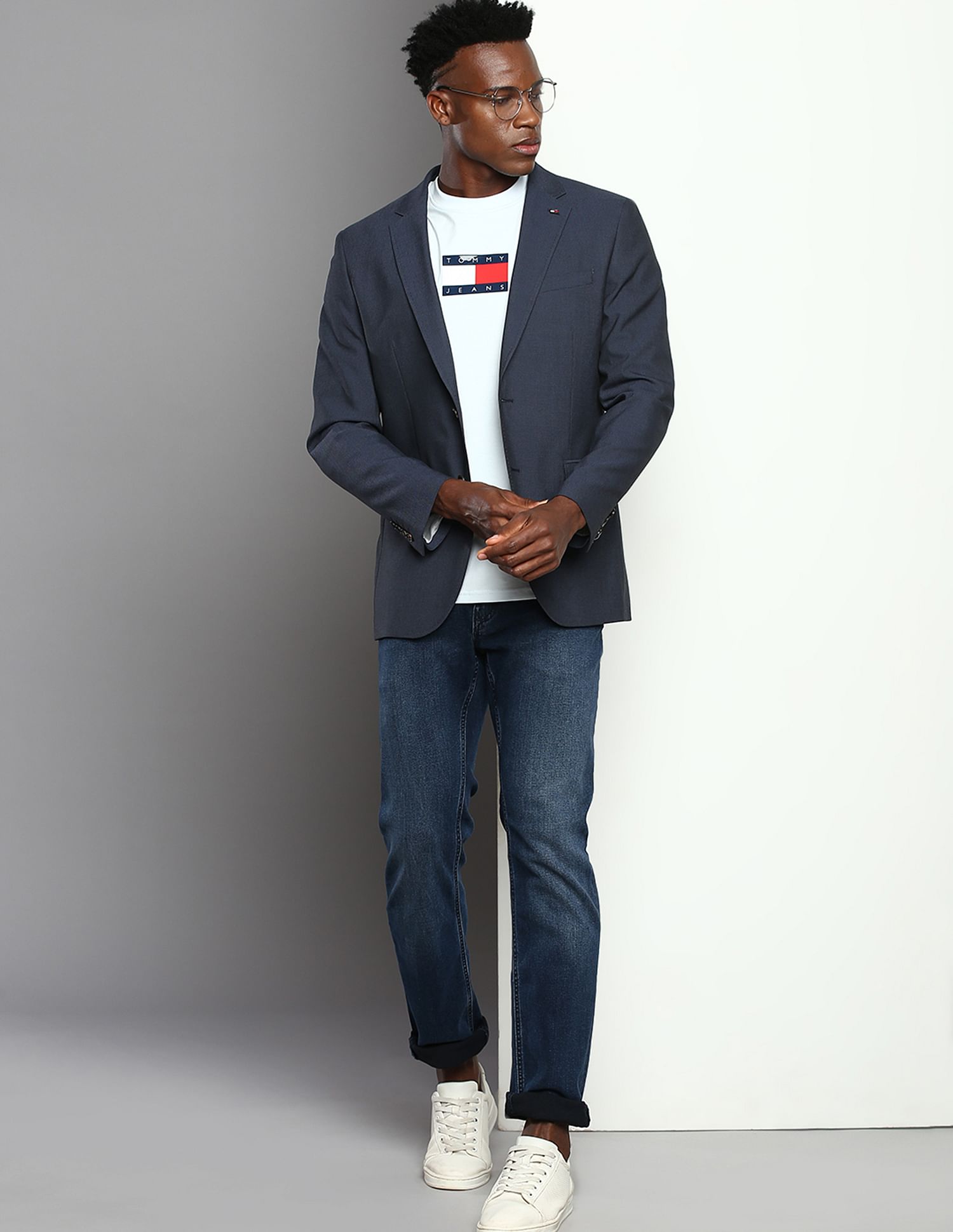 Tommy Hilfiger Yarn Dyed Dobby Blazer
