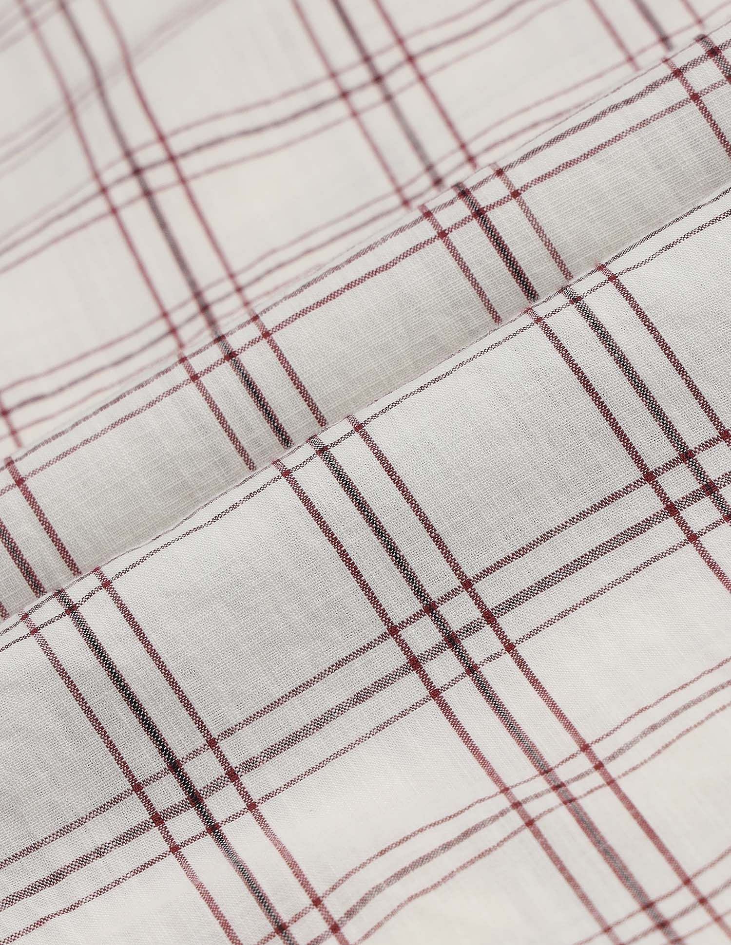 Flying Machine Plaid Checked Pure Cotton Shirt