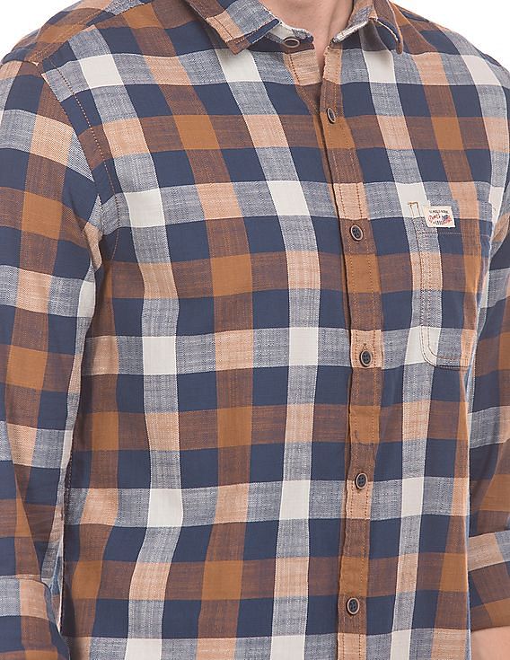 U.S. Polo Assn. Denim Co. Slim Fit Check Shirt