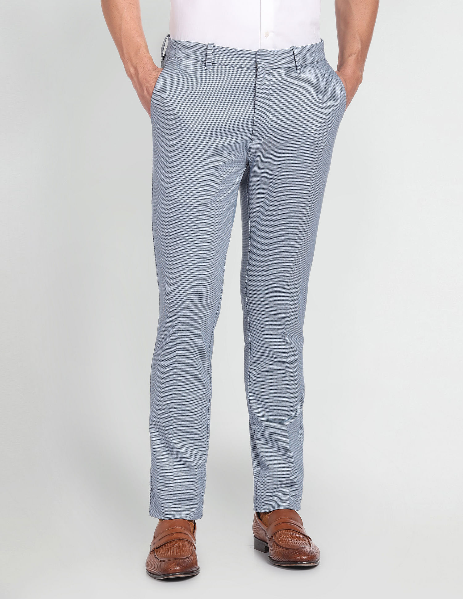 Arrow Newyork Autoflex Dobby Trousers