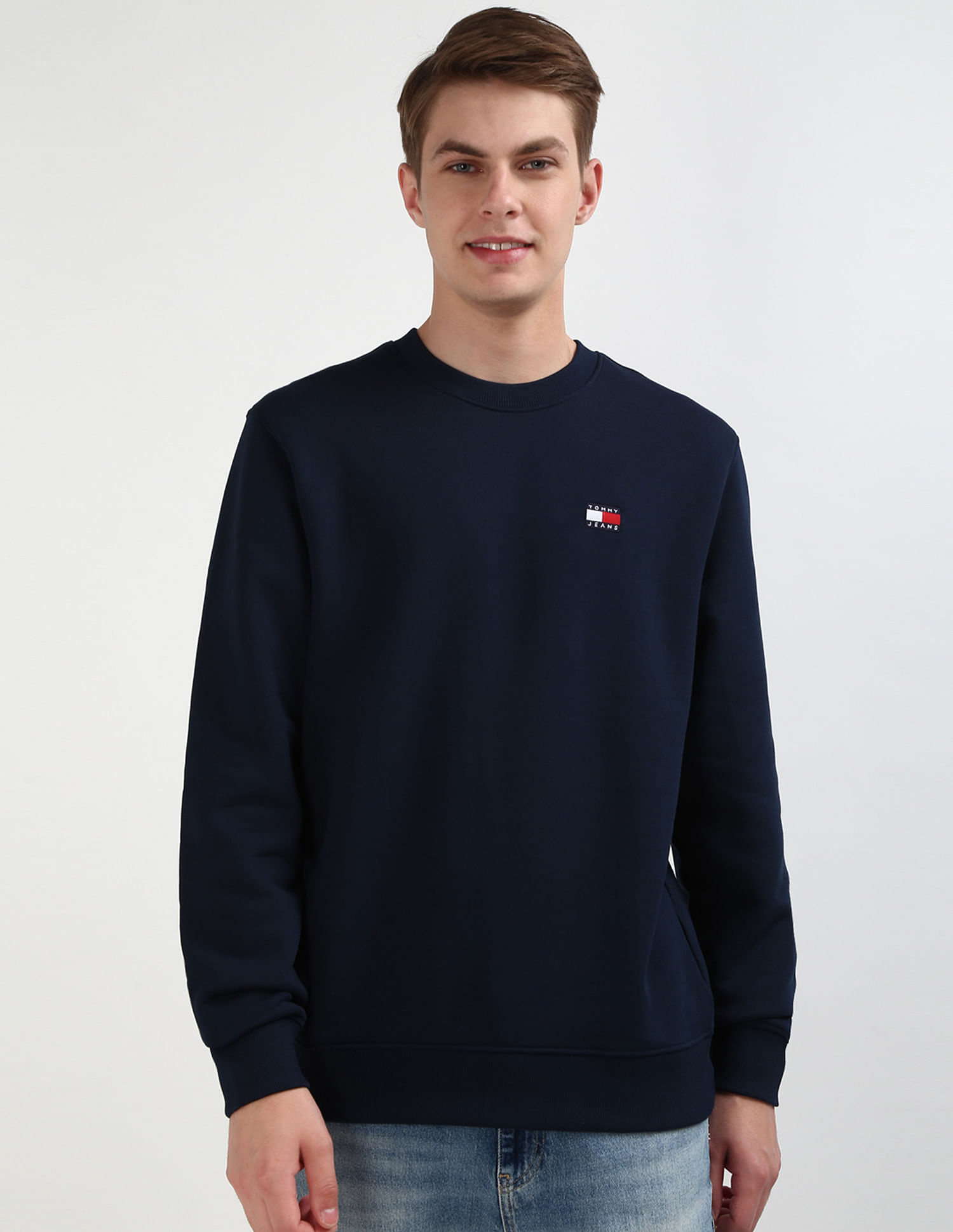 Tommy Hilfiger Badge Logo Solid Sweatshirt