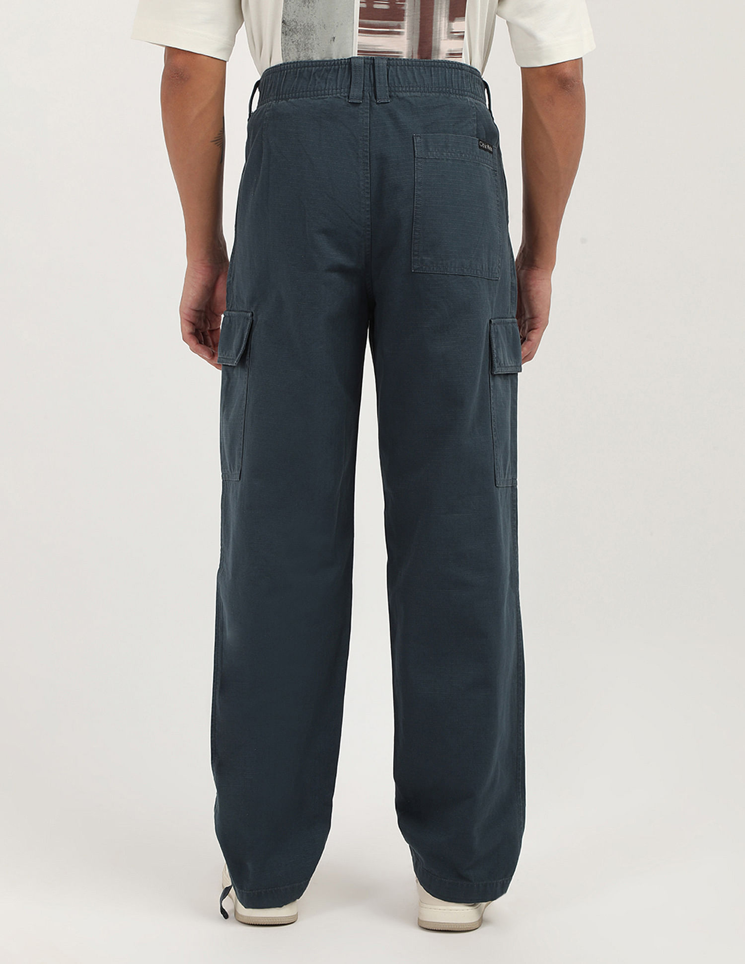 Calvin Klein Jeans Ripstop Straight Cargo Trousers