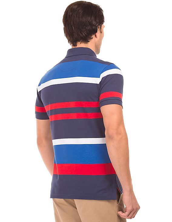 U.S. Polo Assn. Striped Slim Fit Polo Shirt