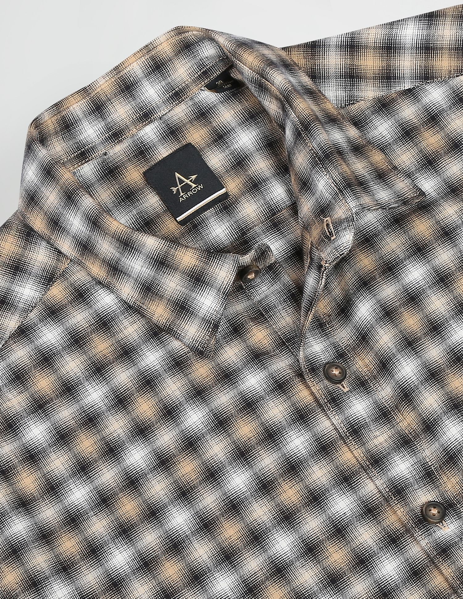 Arrow Sports Dupplin Check Cotton Shirt