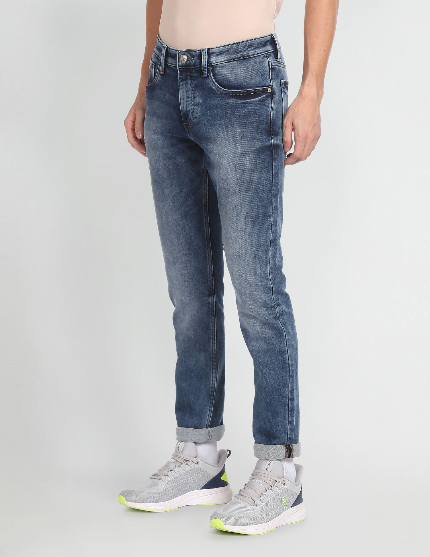 U.S. Polo Assn. Denim Co. Slim Tapered Fit Blue Jeans