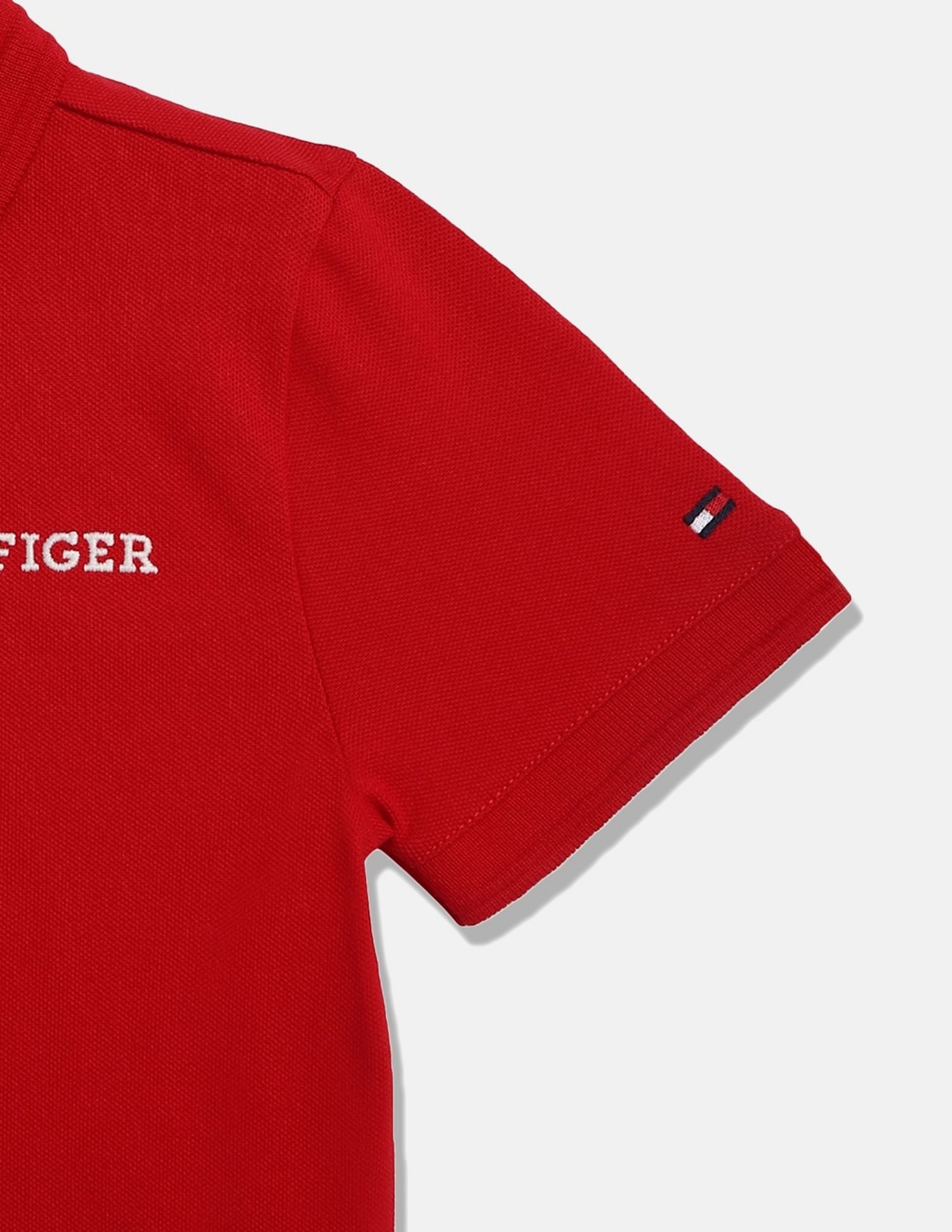 Tommy Hilfiger Solid Regular Fit Polo