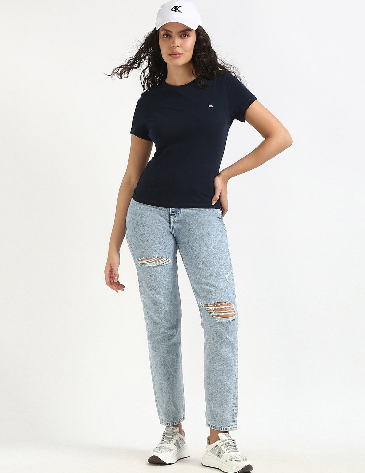 Tommy Hilfiger Solid Slim-Fit Cotton T-Shirt