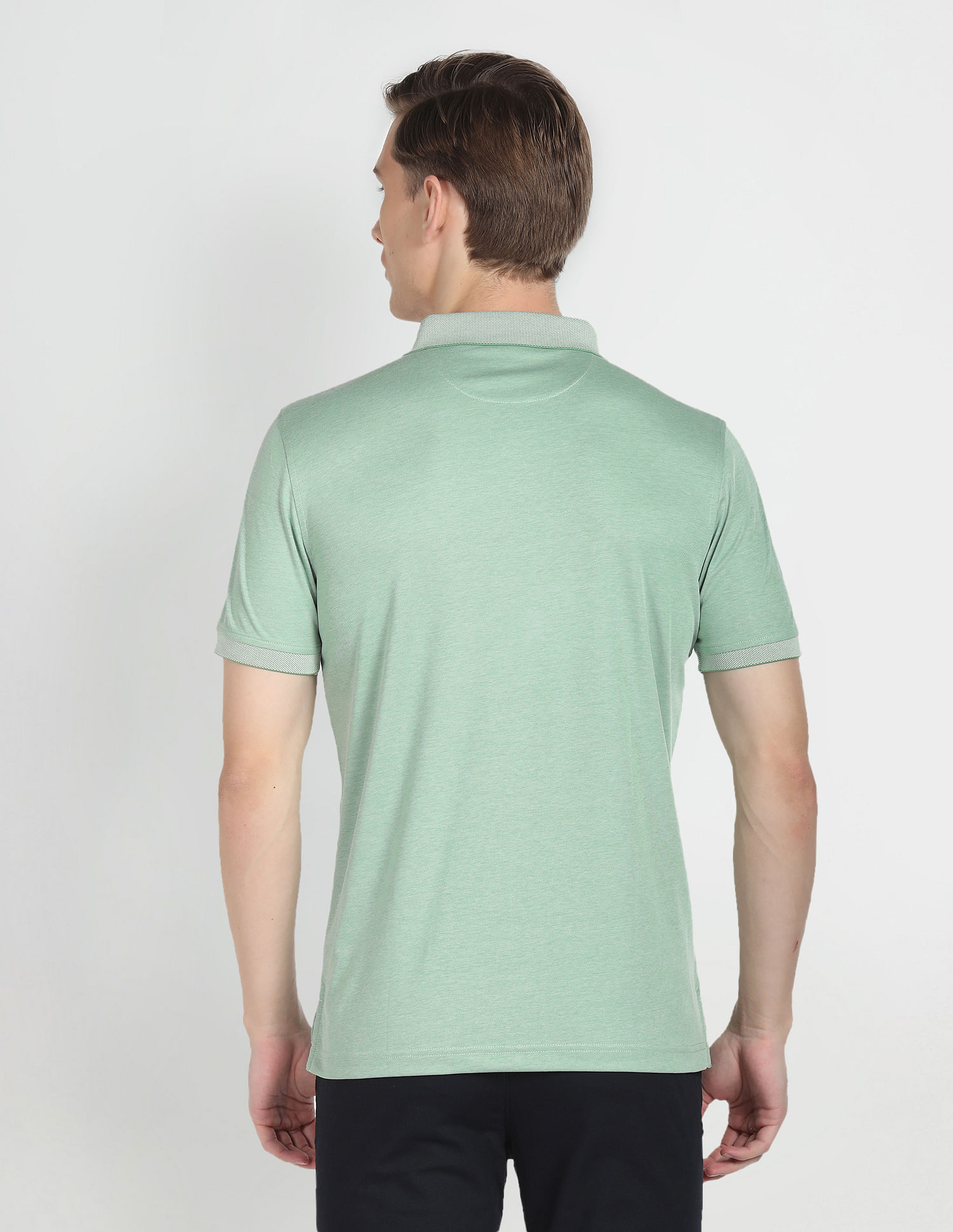 Arrow Cotton Solid Polo Shirt