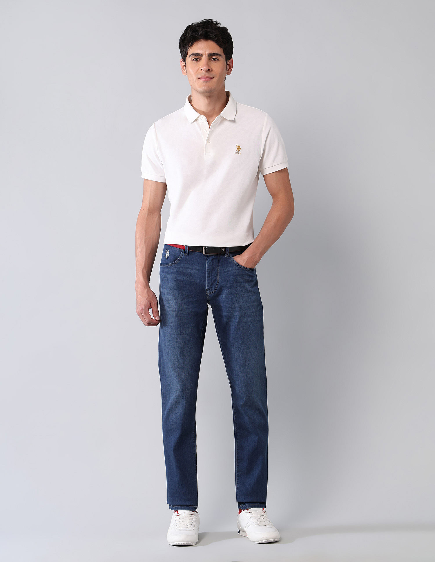 U.S. Polo Assn. Denim Co. Brandon Slim Tapered Fit Blue Jeans