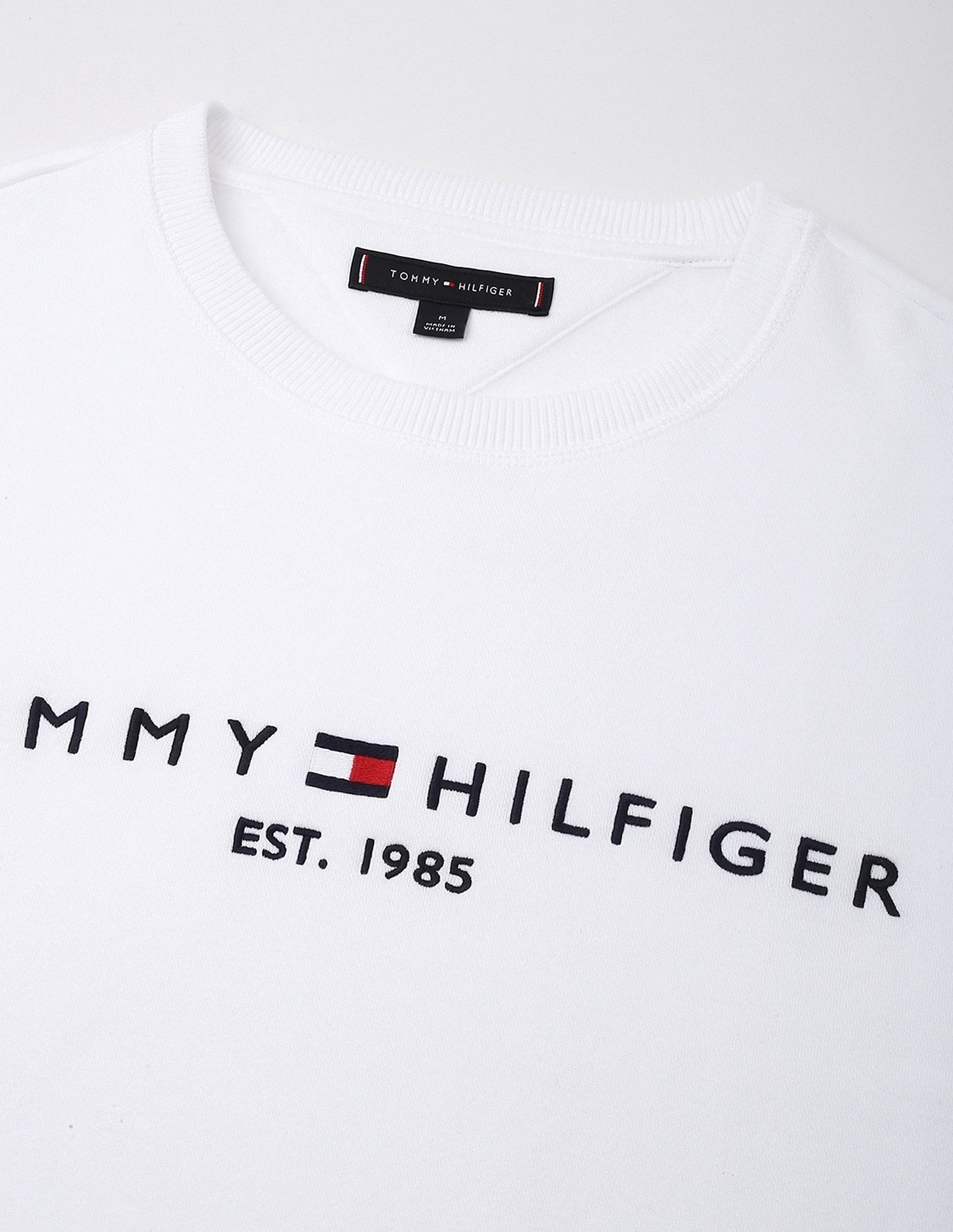 Tommy Hilfiger Embroidered Logo Regular-Fit Cotton Sweatshirt