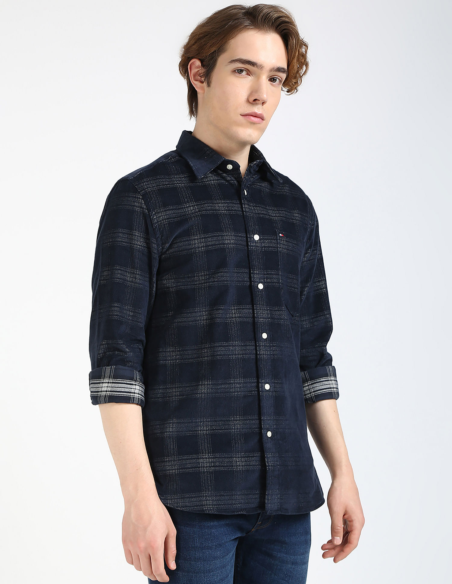Tommy Hilfiger Corduroy Check Regular Fit Shirt