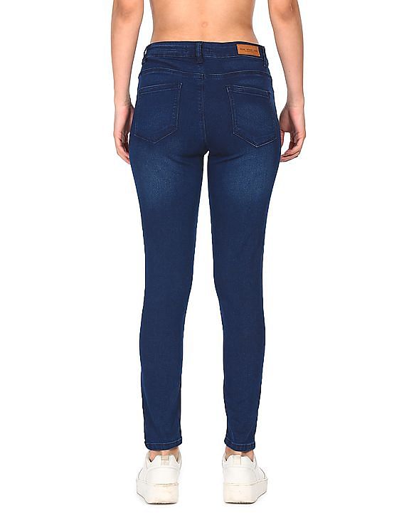Flying Machine Women Mid Rise Skinny Fit Jeans