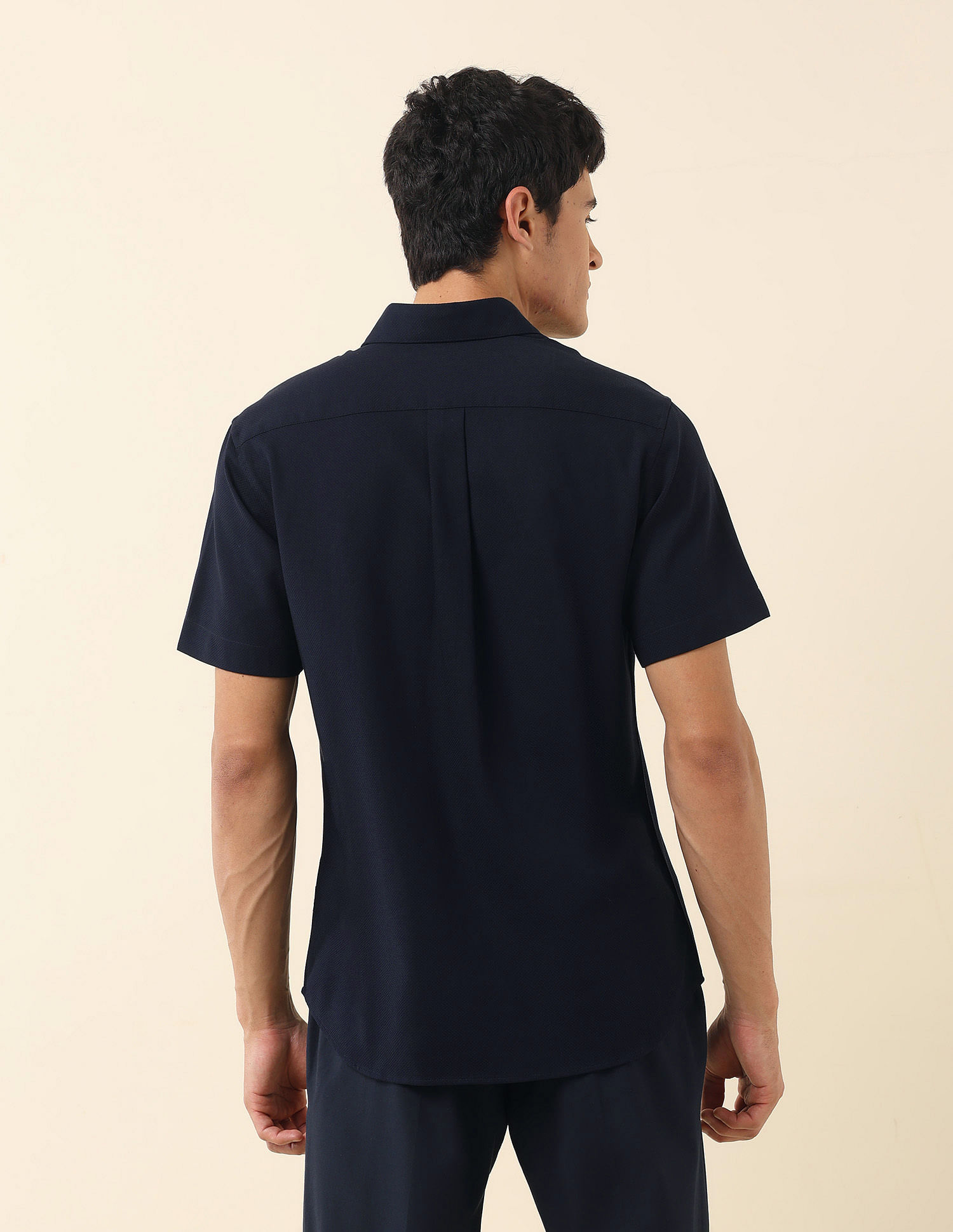 U.S. Polo Assn. Tailored Fit Solid Pure Cotton Shirt