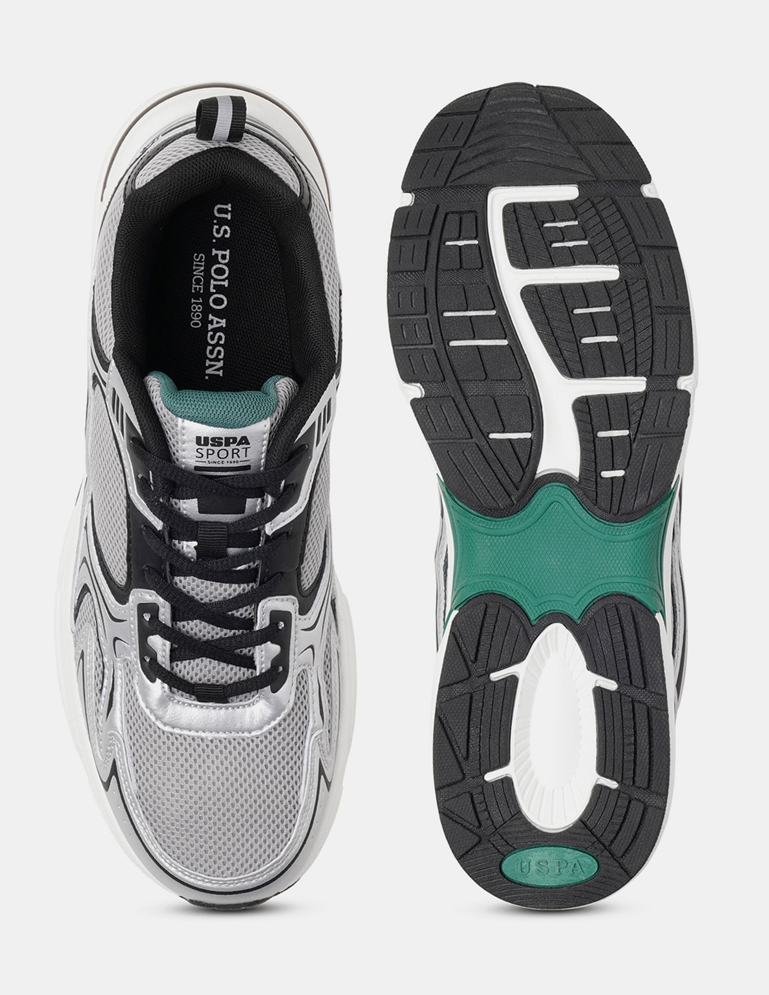 U.S. Polo Assn. Men Santiago Colour Blocked Sneakers