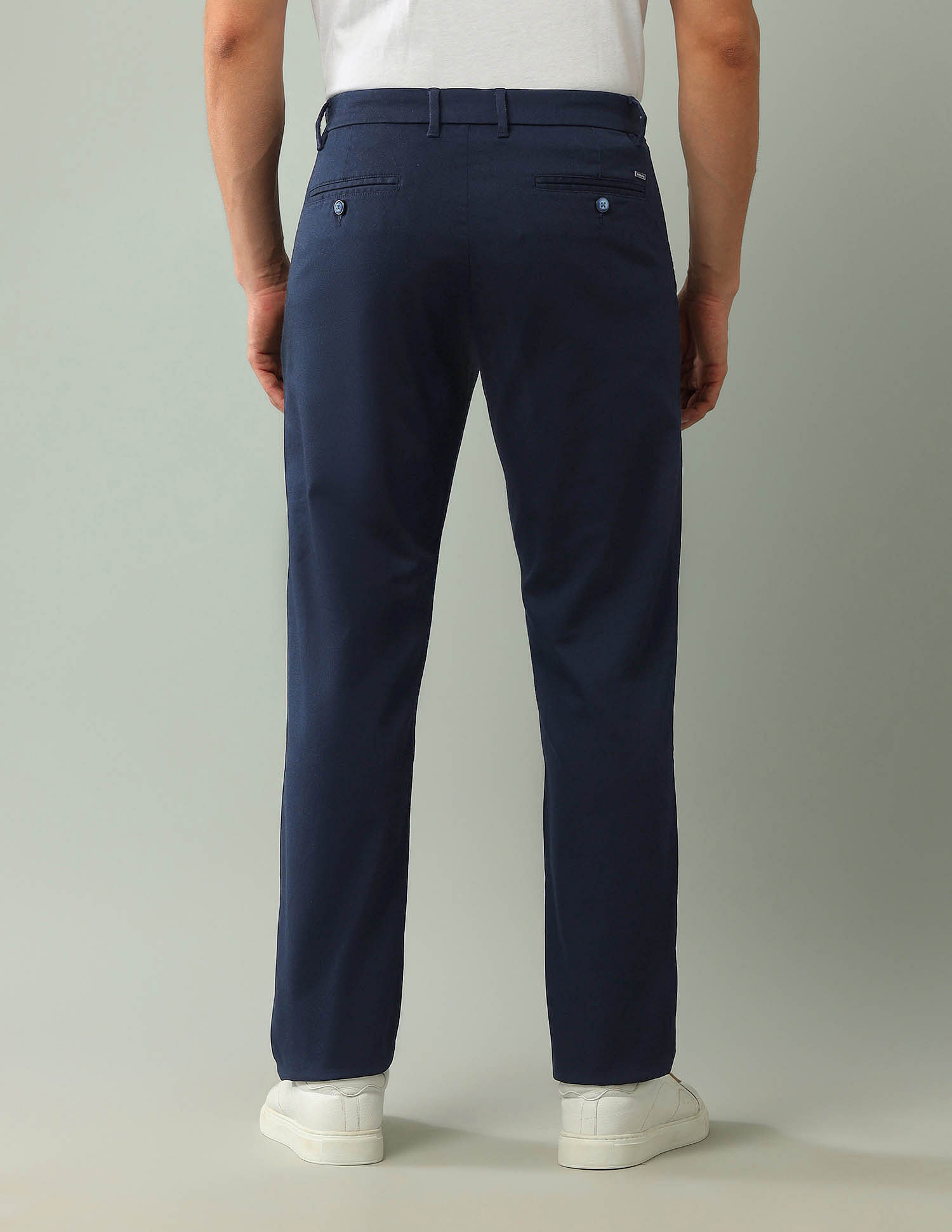 Arrow Sport Regular Fit Dobby Weave Trousers
