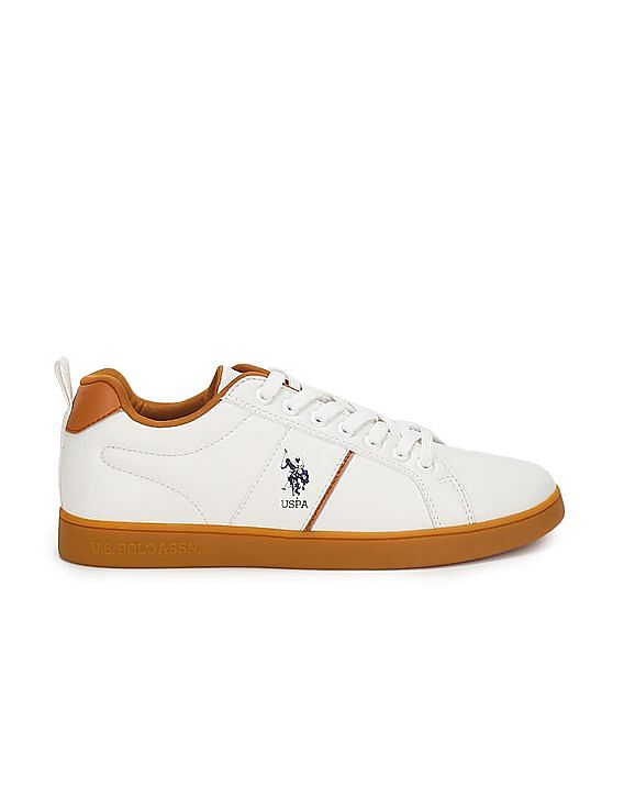 U.S. Polo Assn. Contrast Sole Lace Up Vador Sneakers