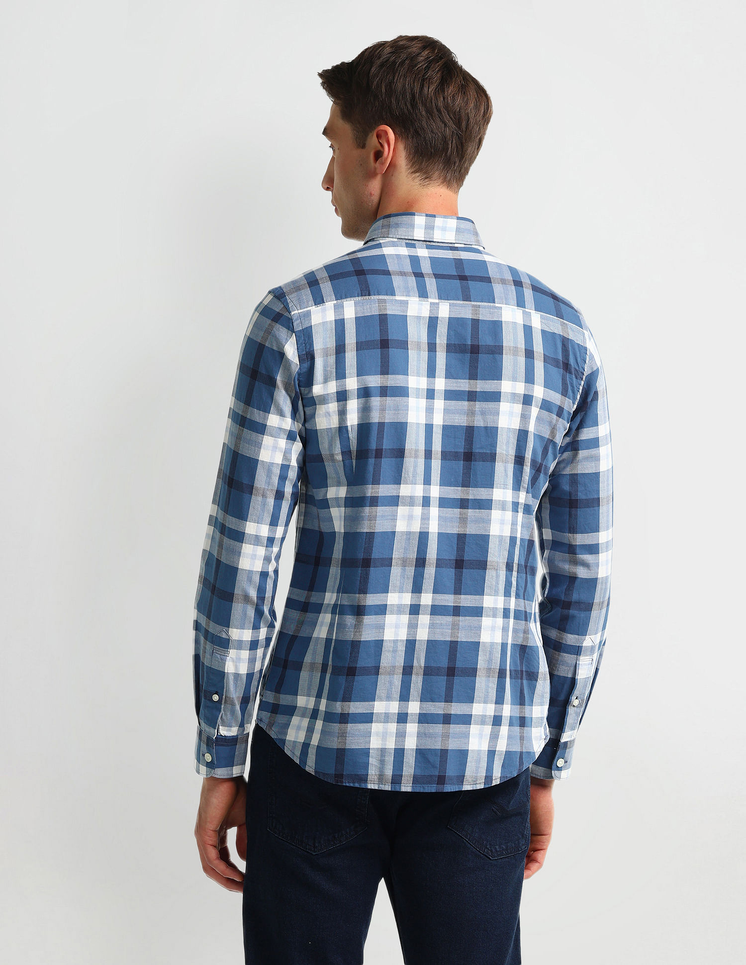 U.S. Polo Assn. Denim Co. Slim Fit Checked Shirt