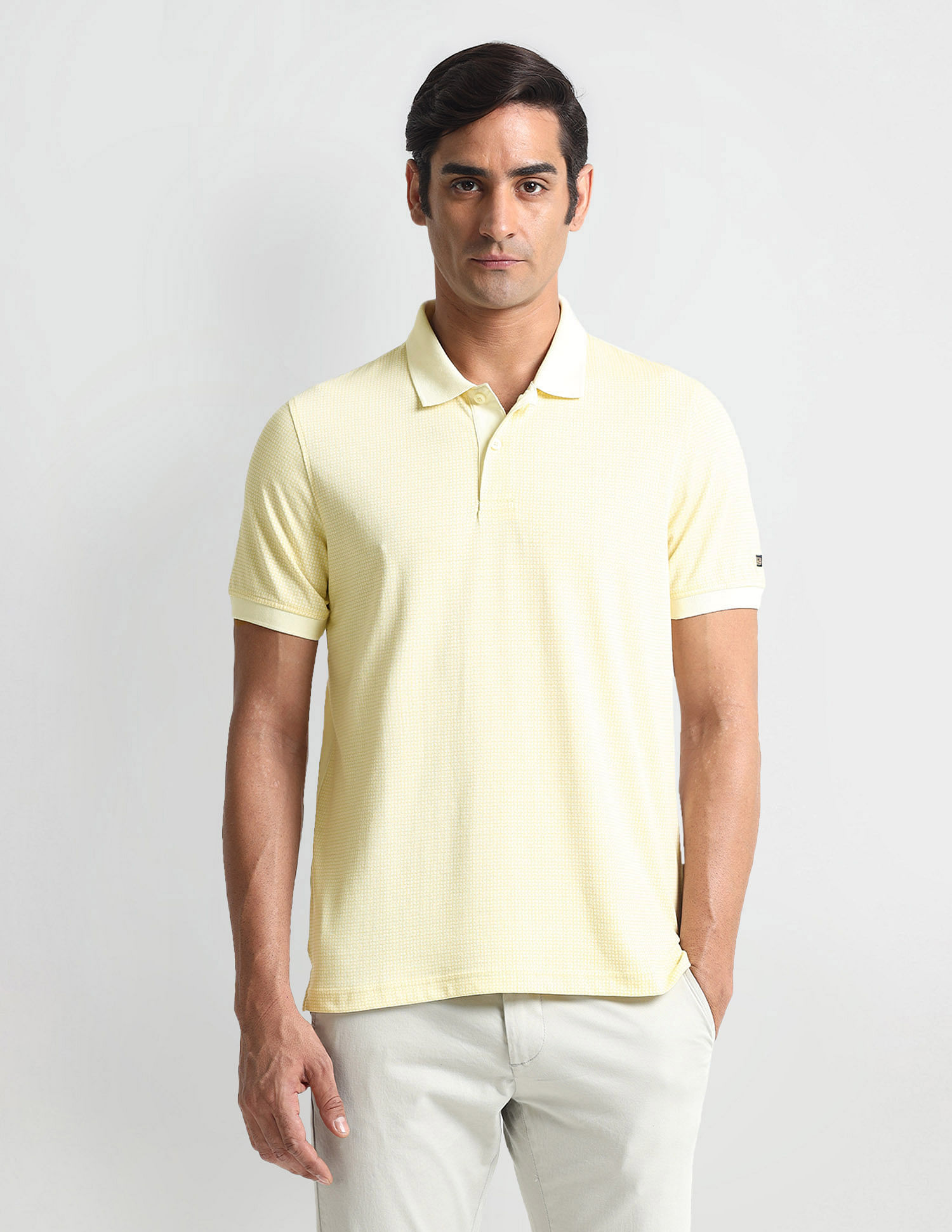 Arrow Sport Check Pique Polo Shirt