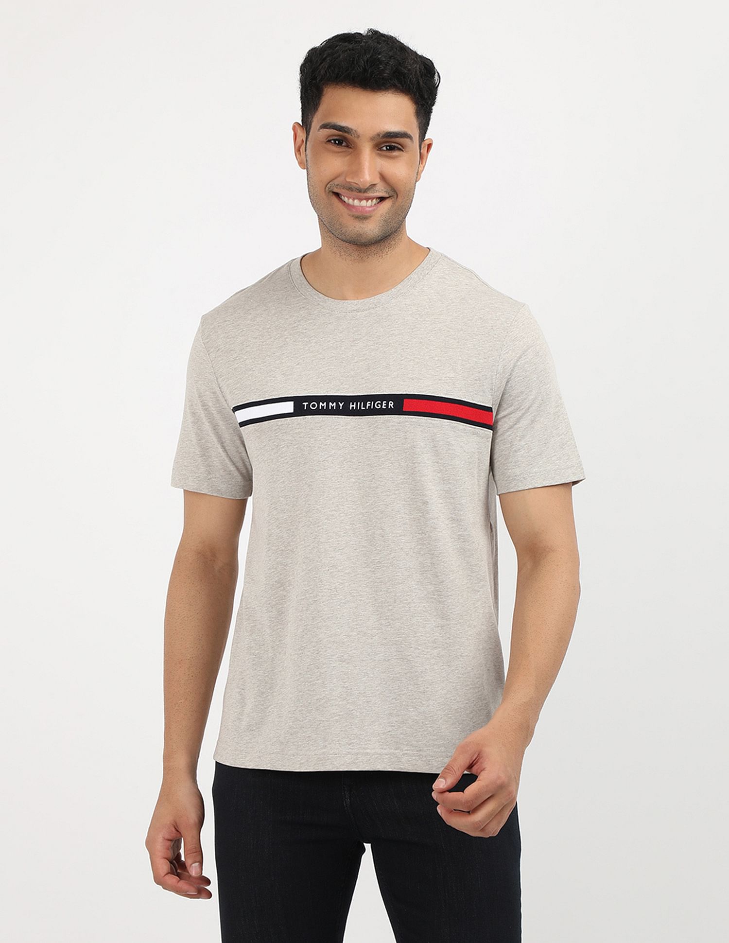 Tommy Hilfiger Brand Chest Insert Cotton T-Shirt