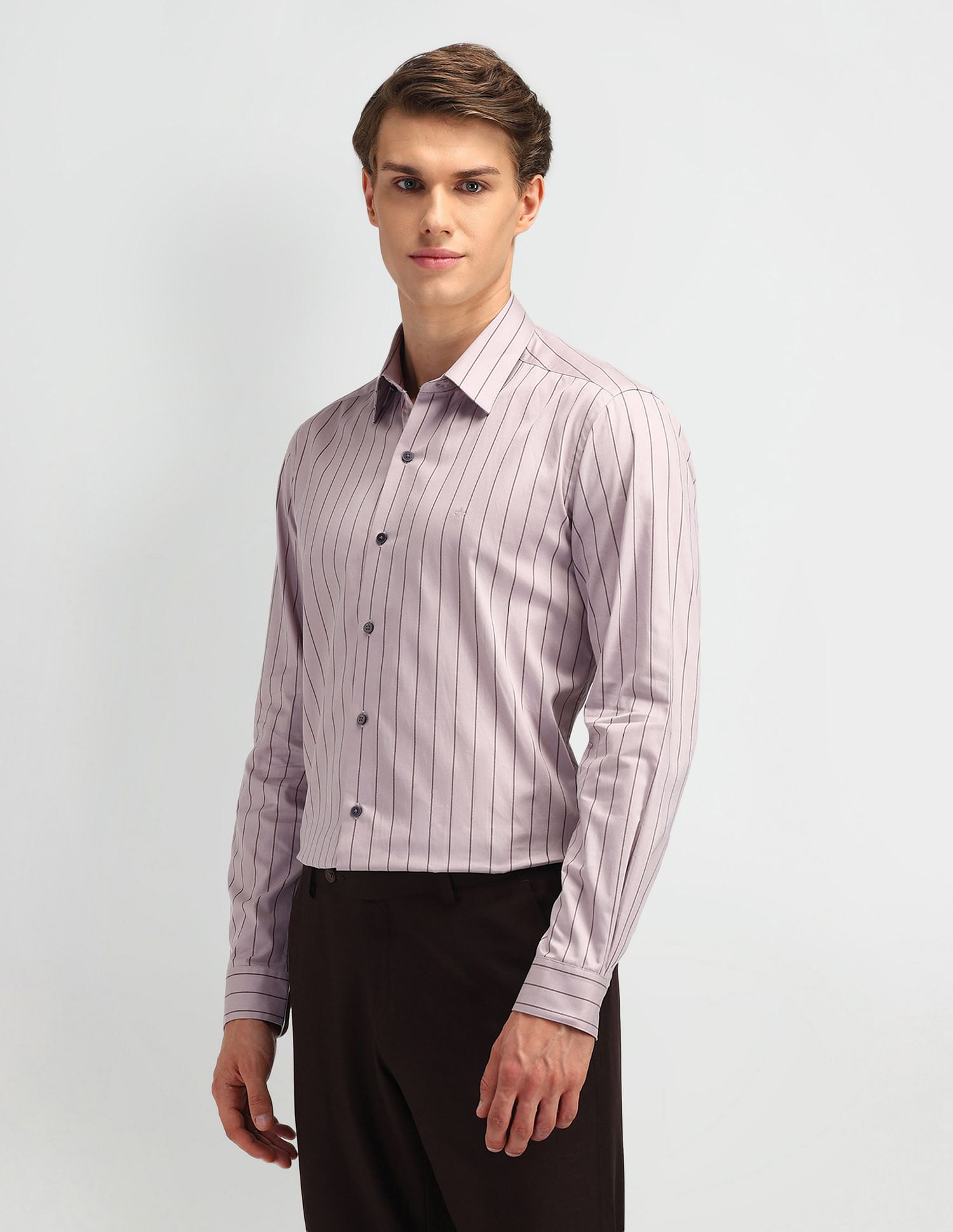 Arrow Newyork Manhattan Slim Fit Cotton Shirt