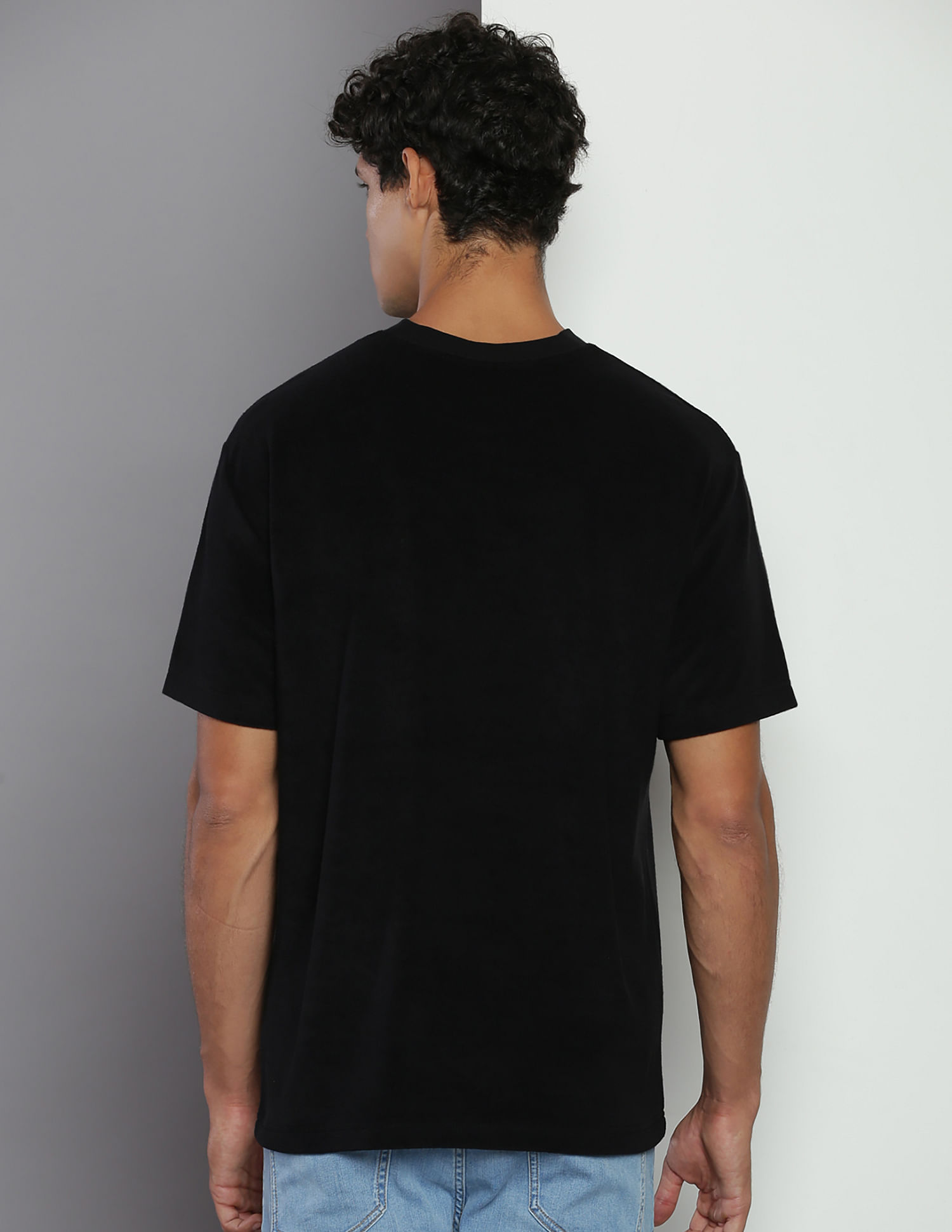 Tシャツ・カットソー RONRON MILKY WAY BASIC FIT T SHIRT BLACK RR25BST4292BK 25SS【RONRON】MILKY WAY BASIC FIT 半袖Tシャツ (RONRON/T