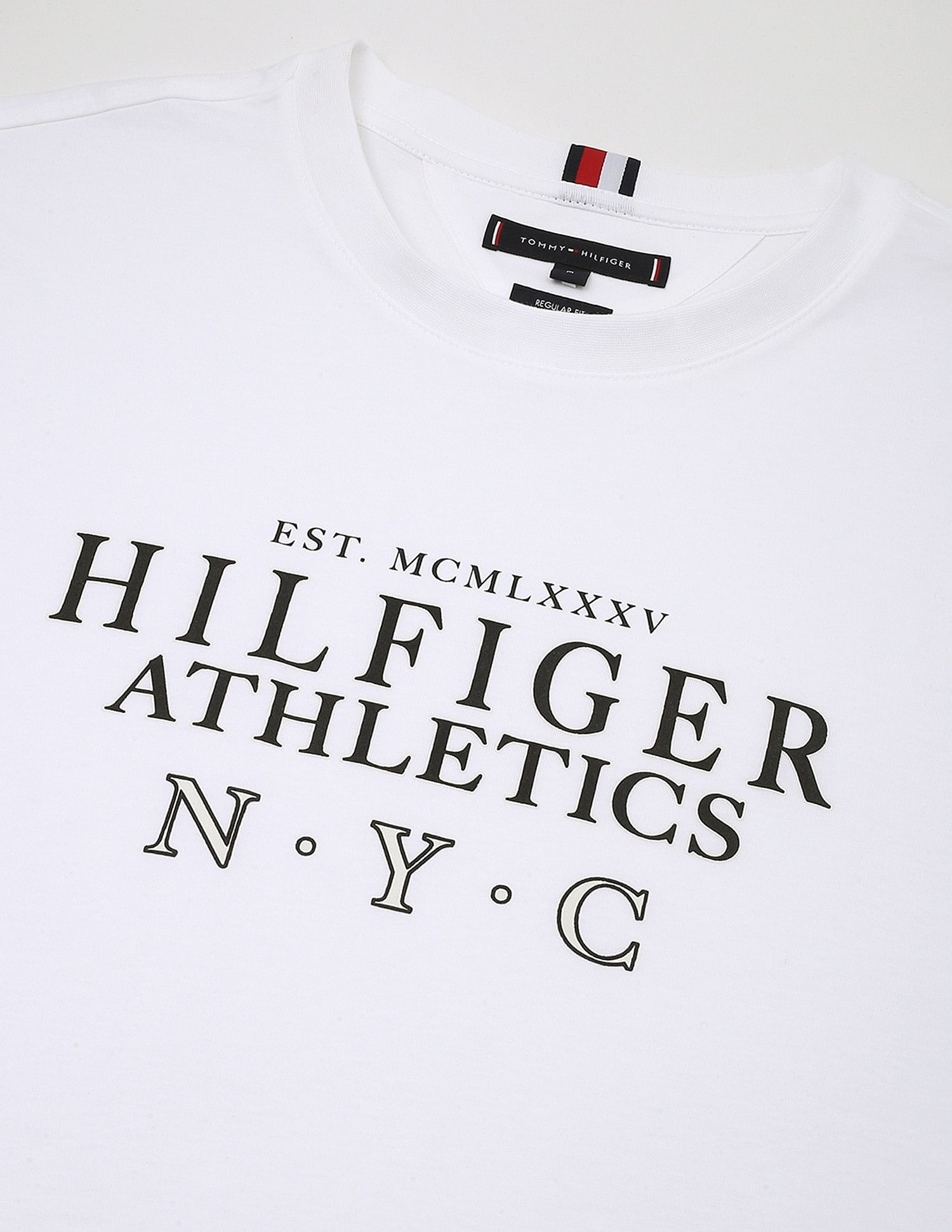 Tommy Hilfiger Logo Regular-Fit Cotton T-Shirt