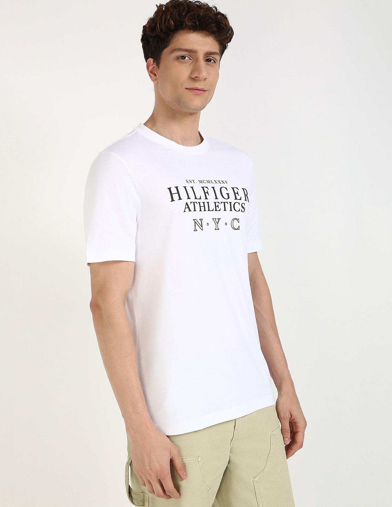 Tommy Hilfiger Logo Regular-Fit Cotton T-Shirt