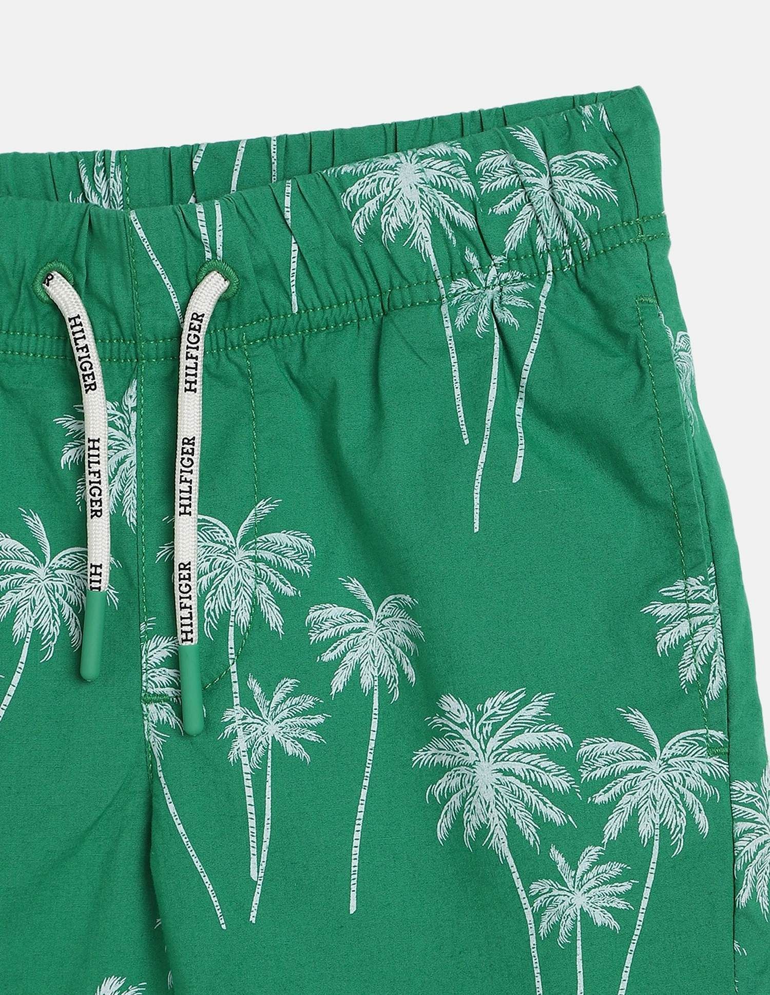 Tommy Hilfiger Kids Boys Printed Regular-Fit Cotton Shorts