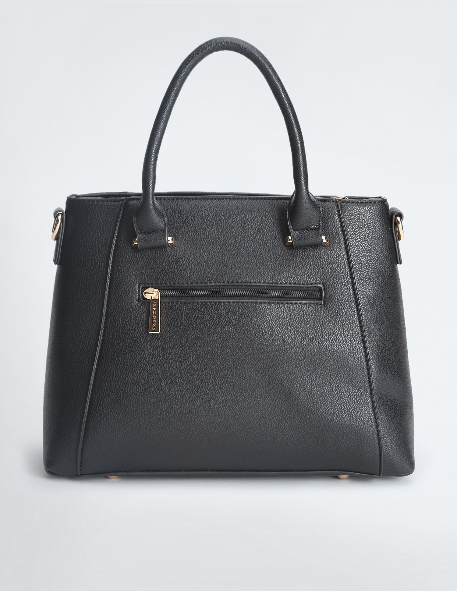 U.S. Polo Assn. Women Contrast Panel Structured Handbag