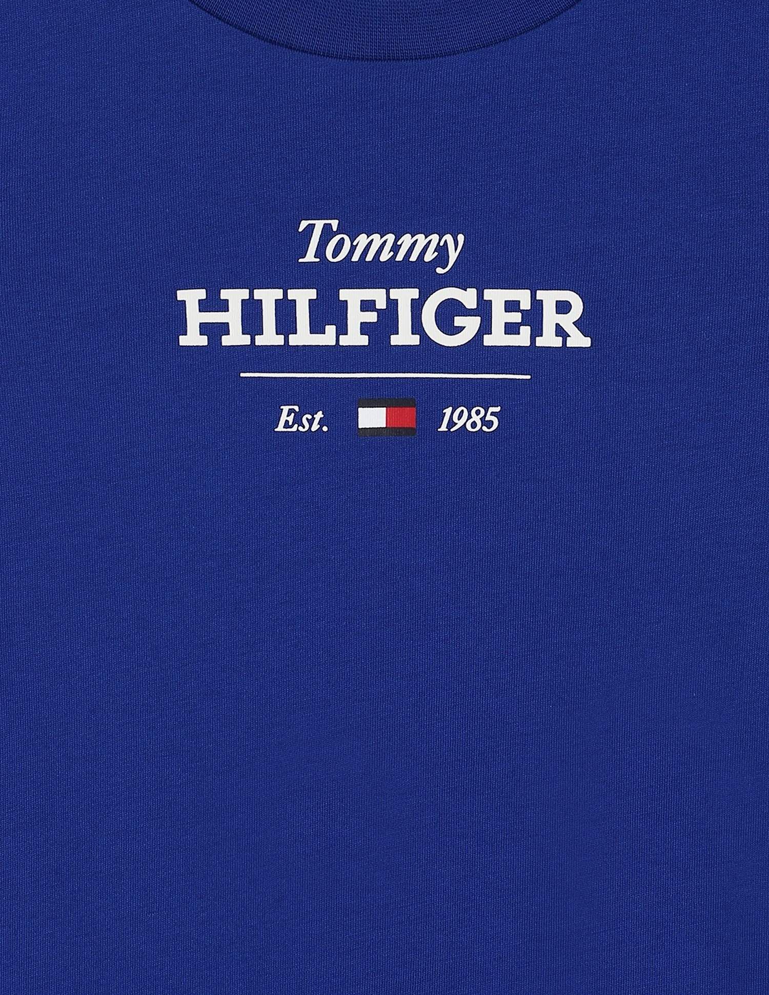 Tommy Hilfiger Kids Boys Logo Regular-Fit Cotton T-Shirt