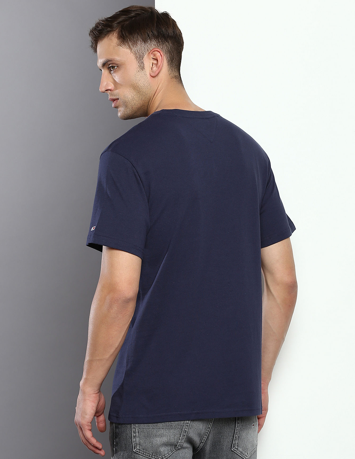 Modern Organic Transitional Buy Logo Sport Cotton Hilfiger Tommy T-Shirt