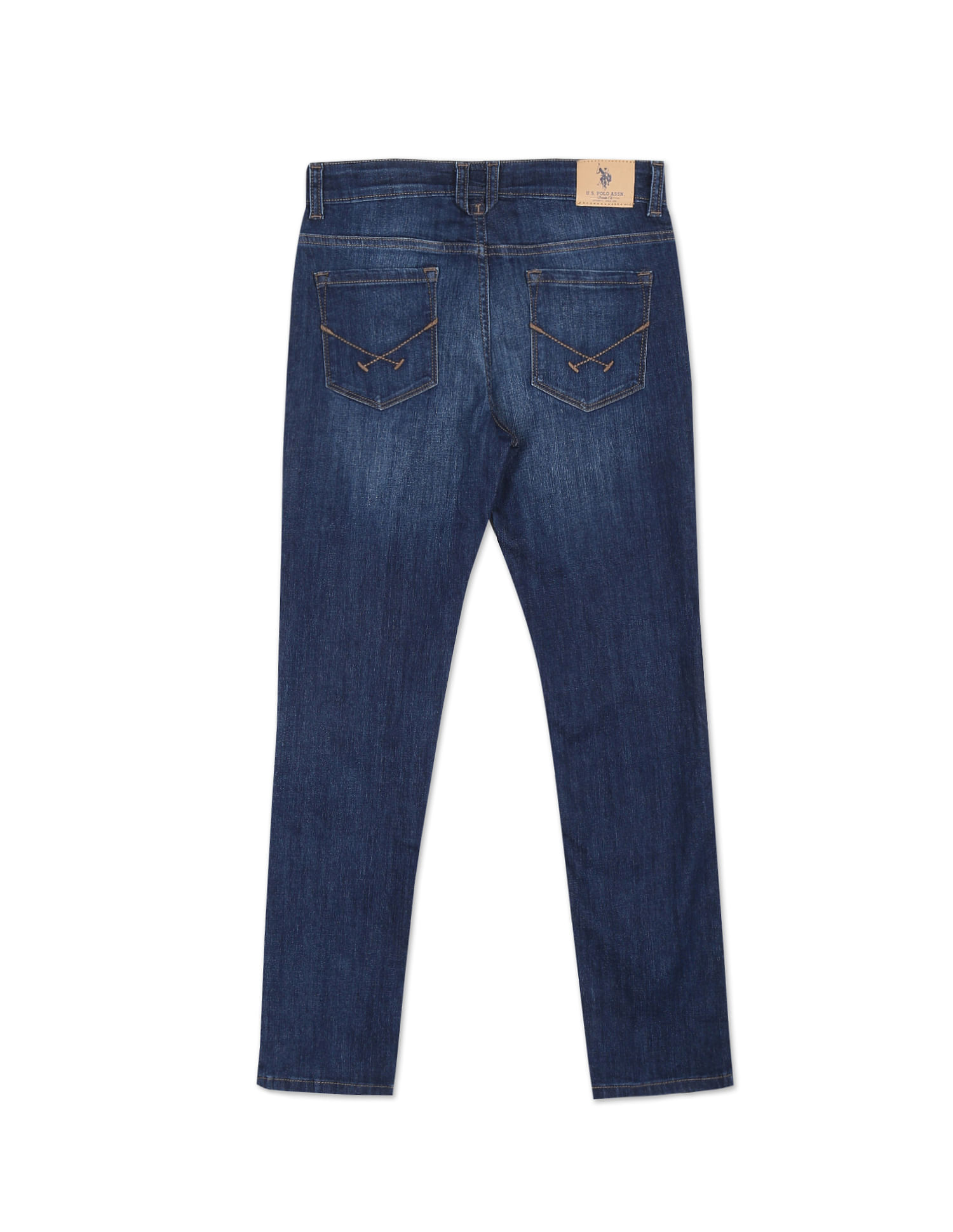 U.S. Polo Assn. Kids Mid Rise Whiskered Jeans