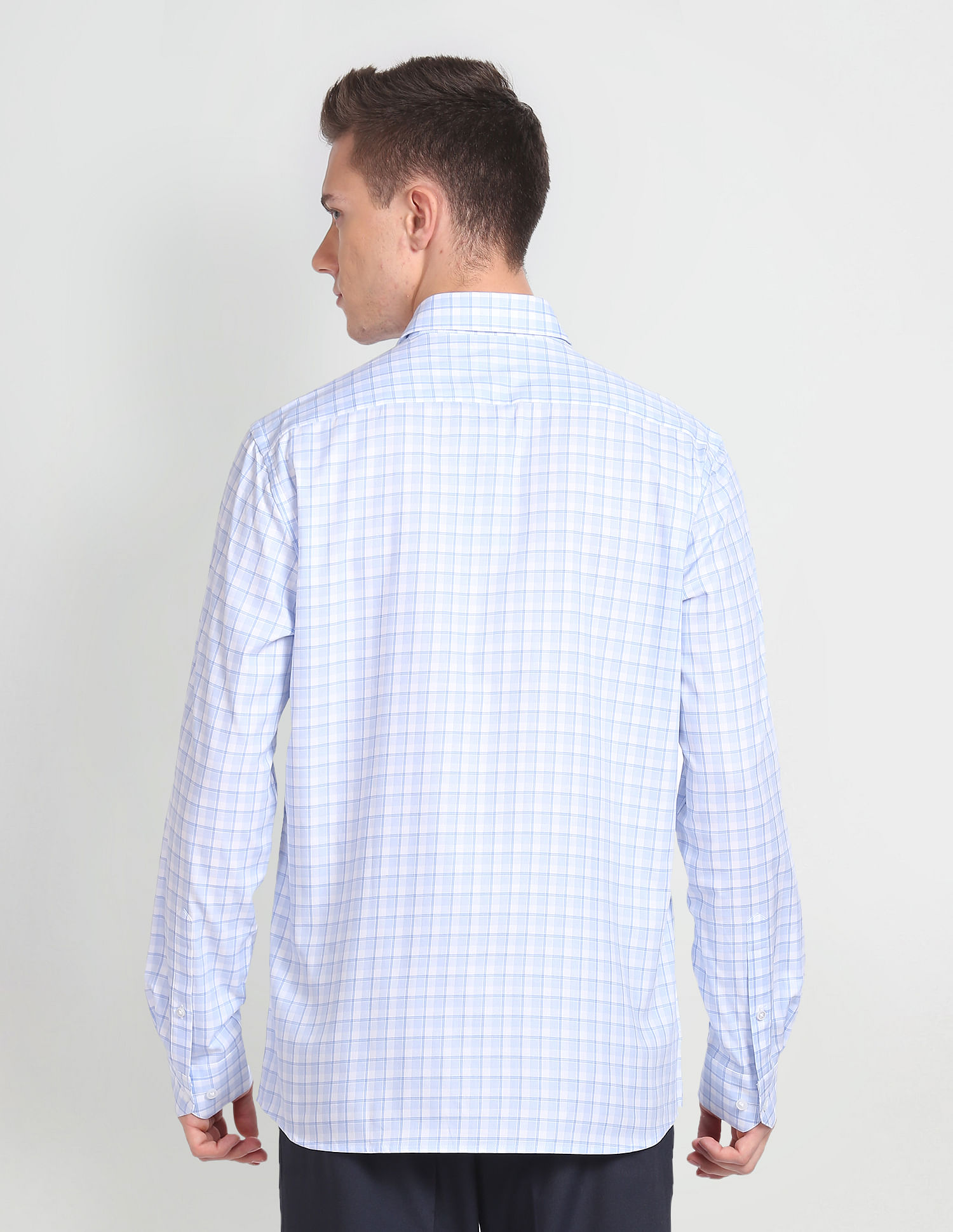 Arrow Dupplin Check Cotton Formal Shirt