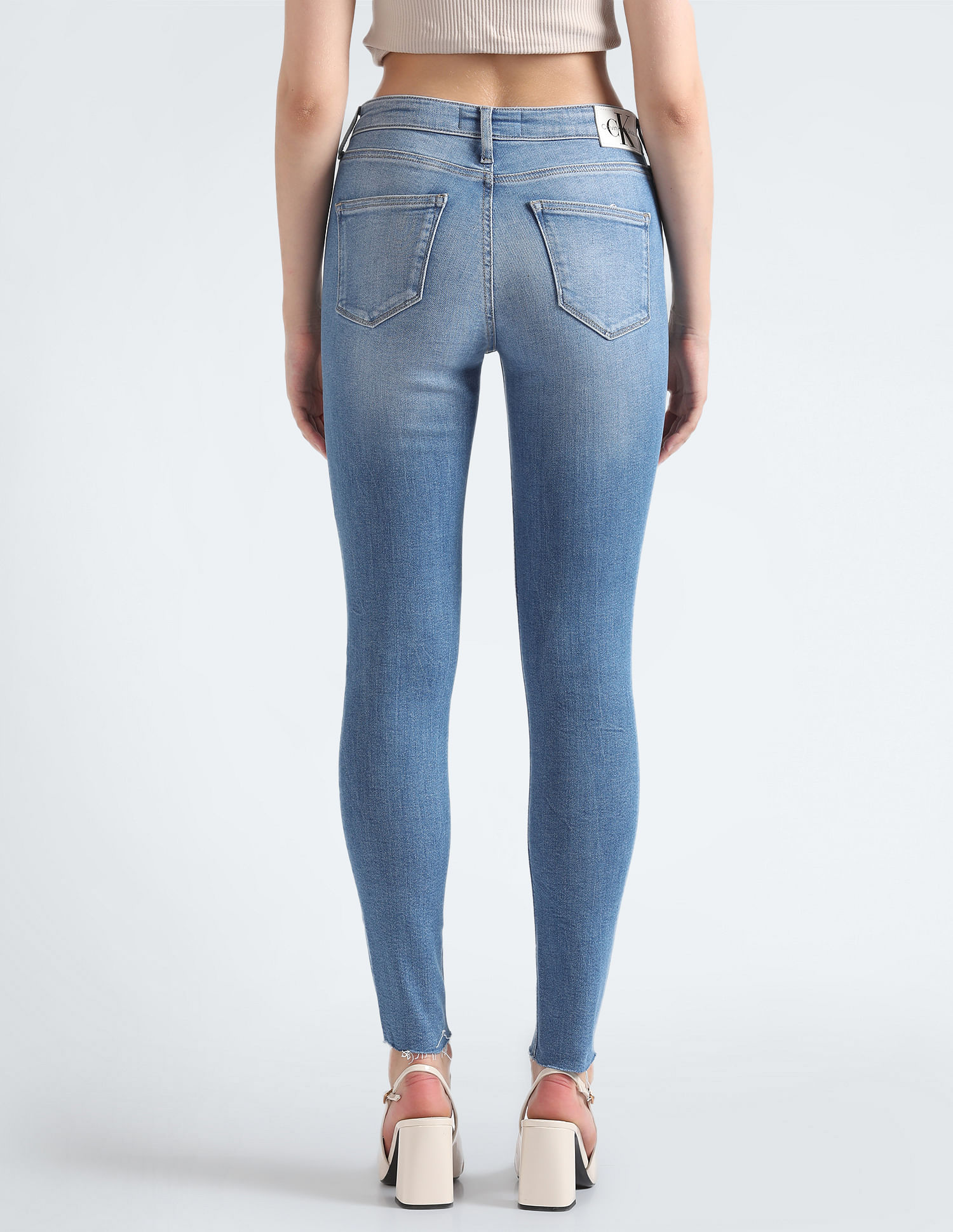 Calvin Klein Mid Rise Skinny Fit Jeans