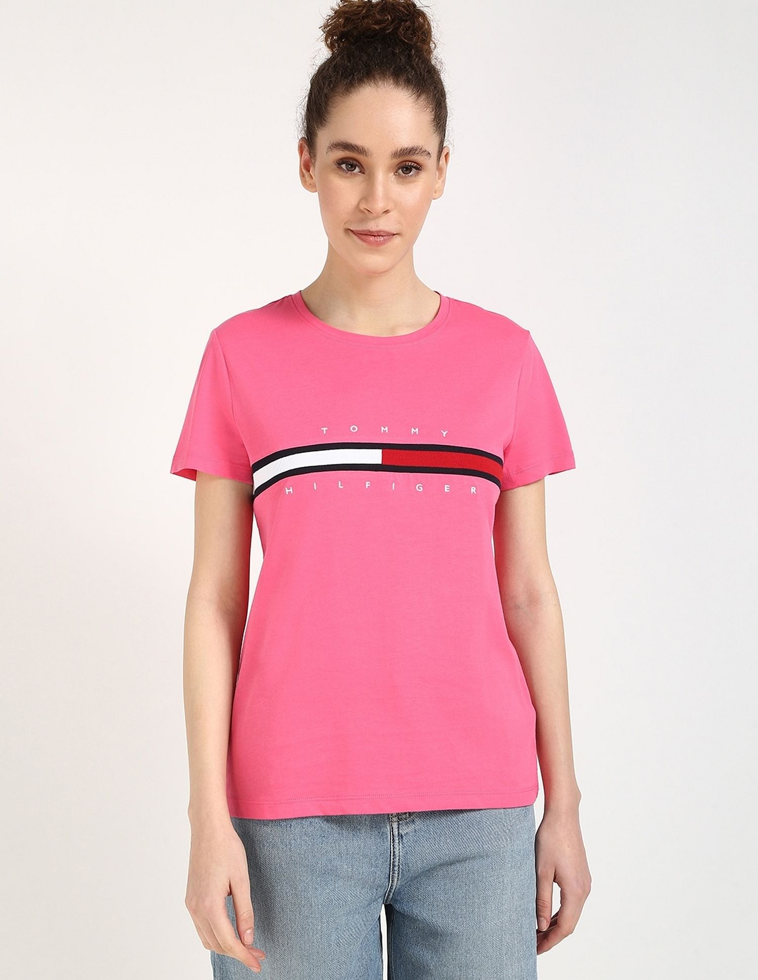 Tommy Hilfiger Embroidered Logo Regular-Fit Cotton T-Shirt