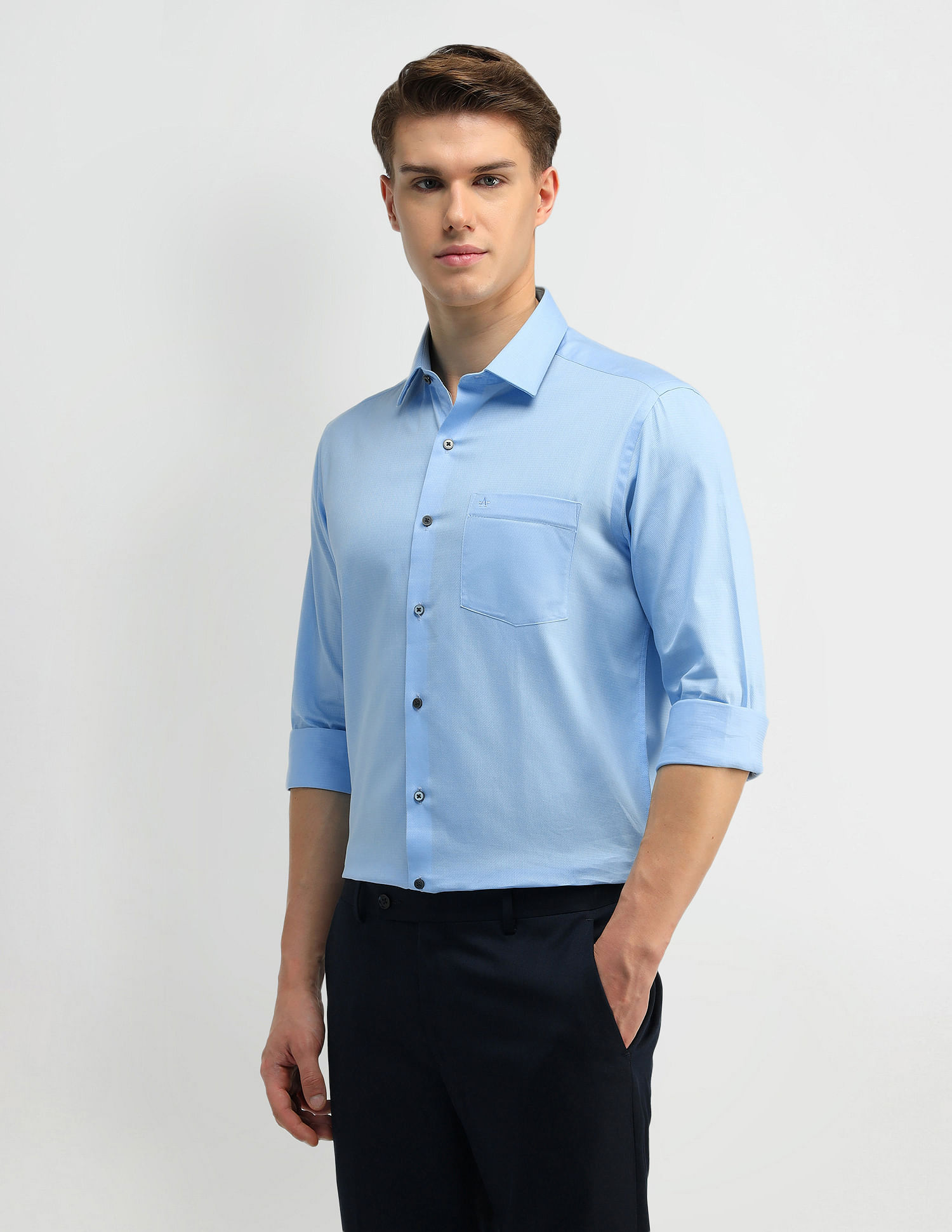 Arrow Manhattan Slim Fit Dobby Shirt