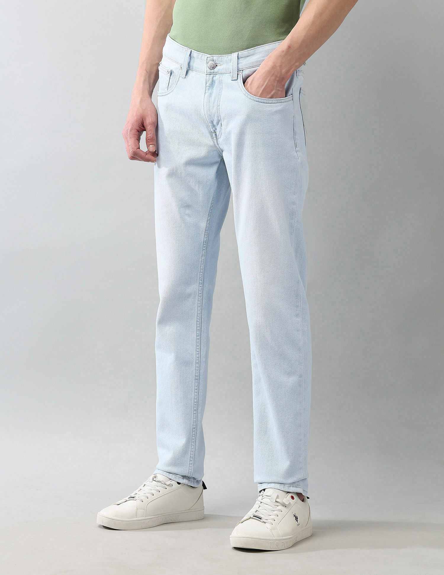U.S. Polo Assn. Denim Co. Vintage Brandon Slim Tapered Fit Blue Jeans