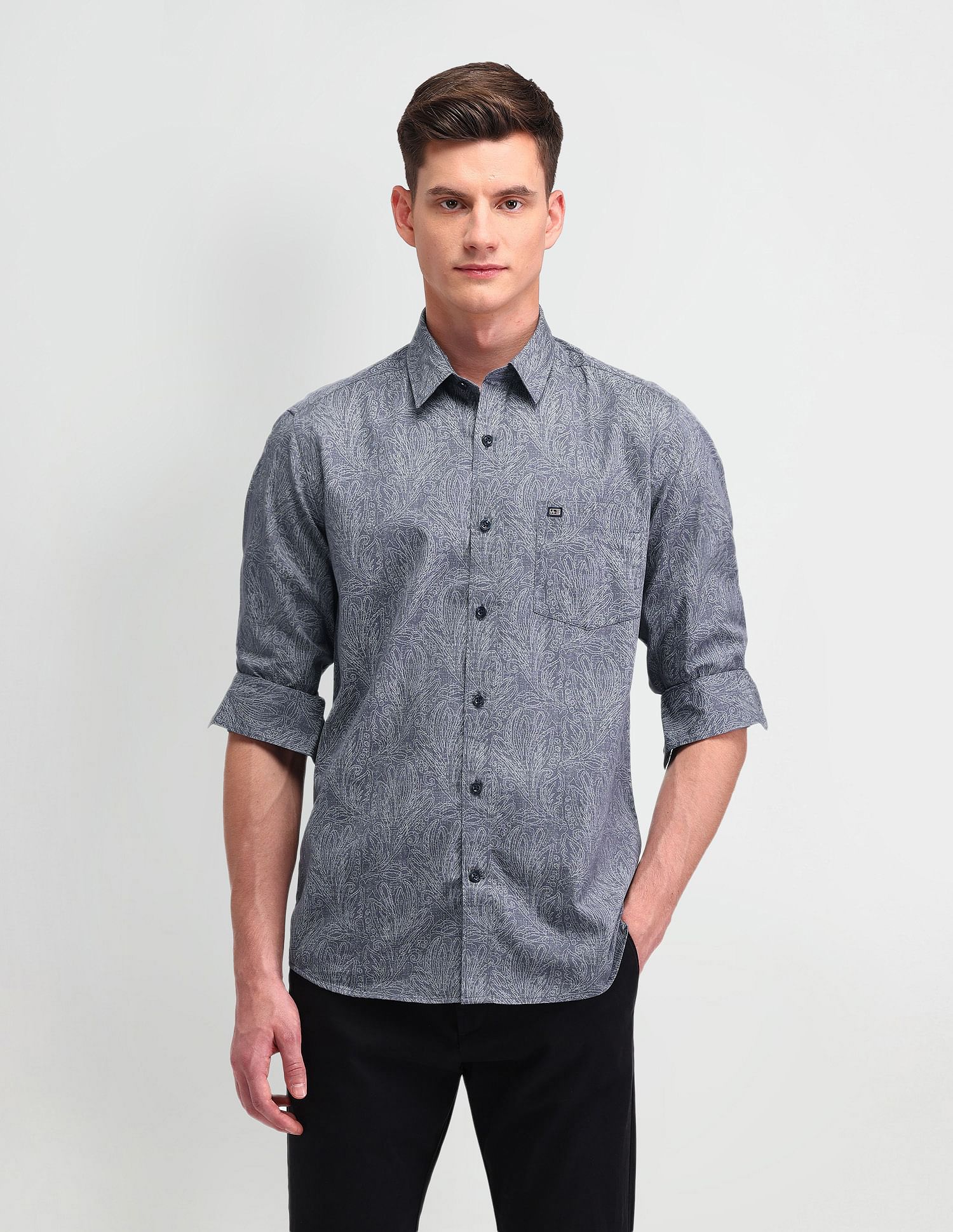 Arrow Sport All Over Printed Twill Shirt