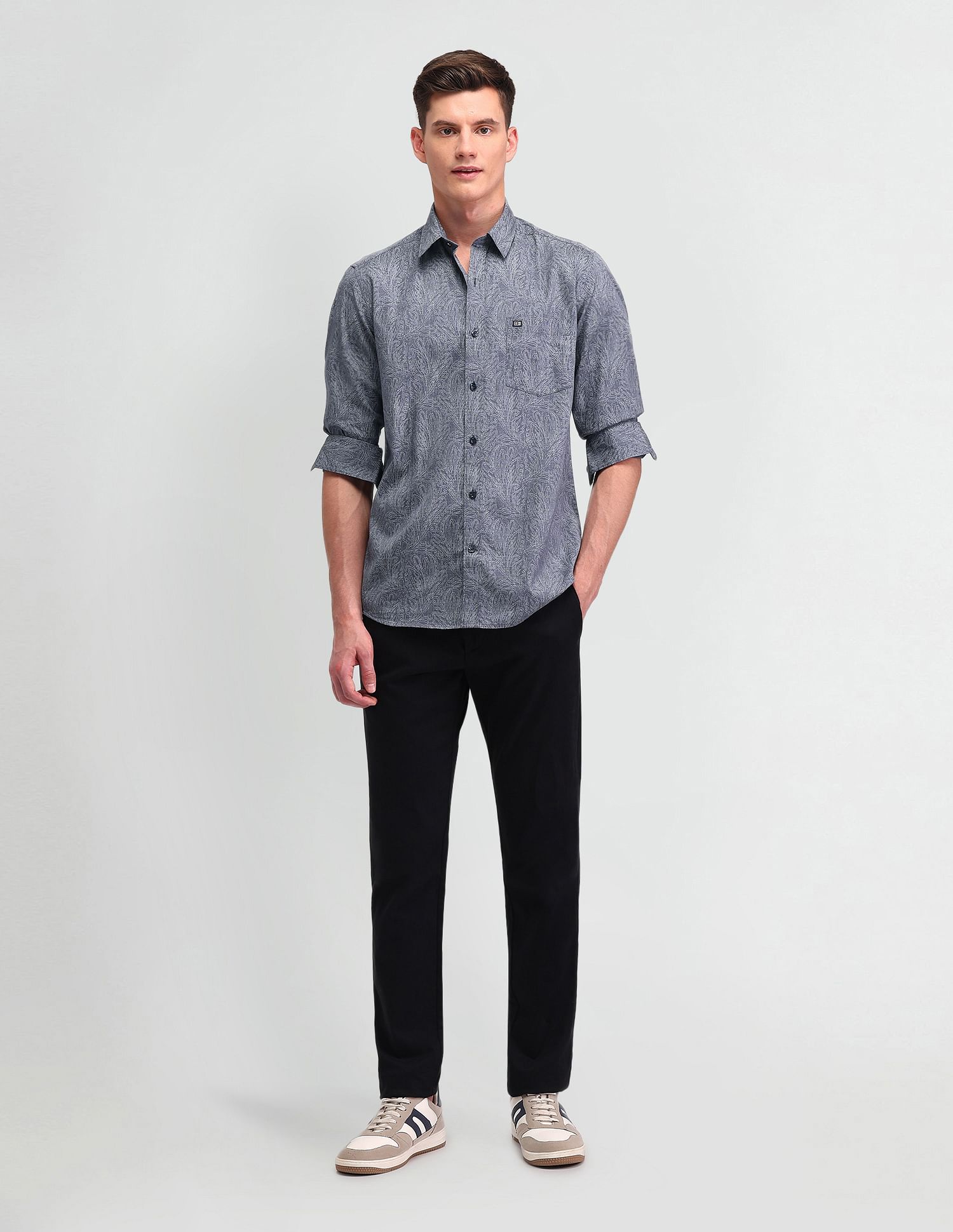 Arrow Sport All Over Printed Twill Shirt