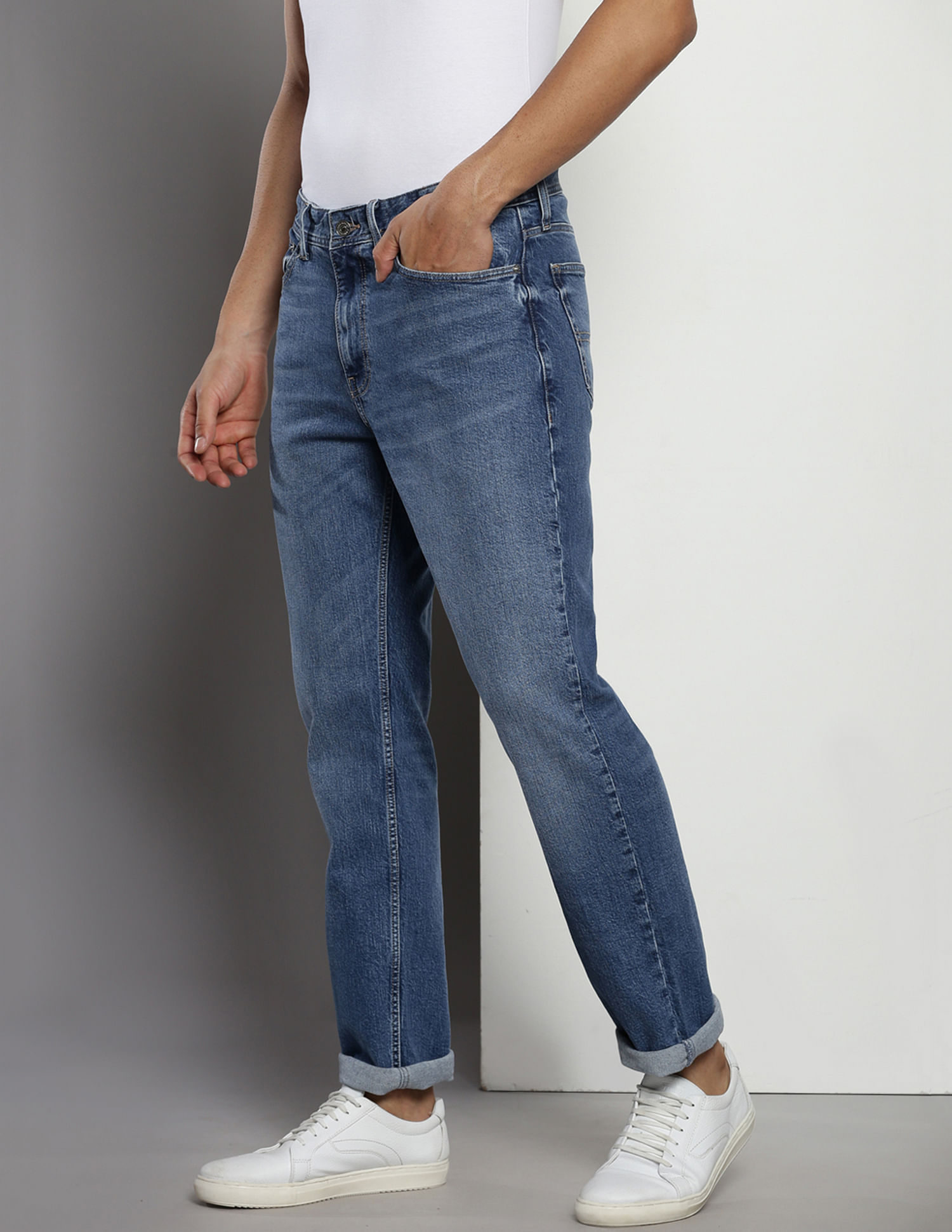 Tommy Hilfiger Recycled Cotton Ethan Relaxed Straight Jeans