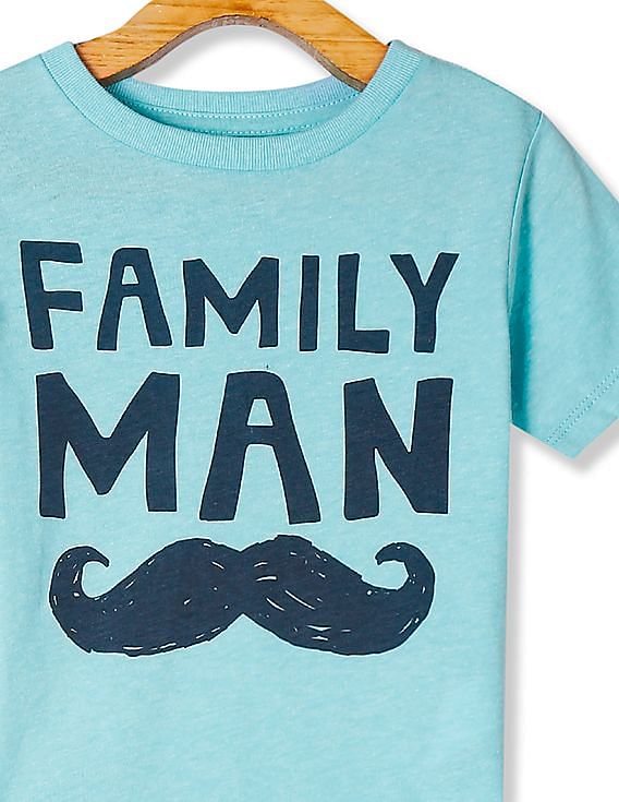 Buy The Children's Place Toddler Boy Blue Short Sleeve 'Family Man' Graphic  Tee - NNNOW.com
