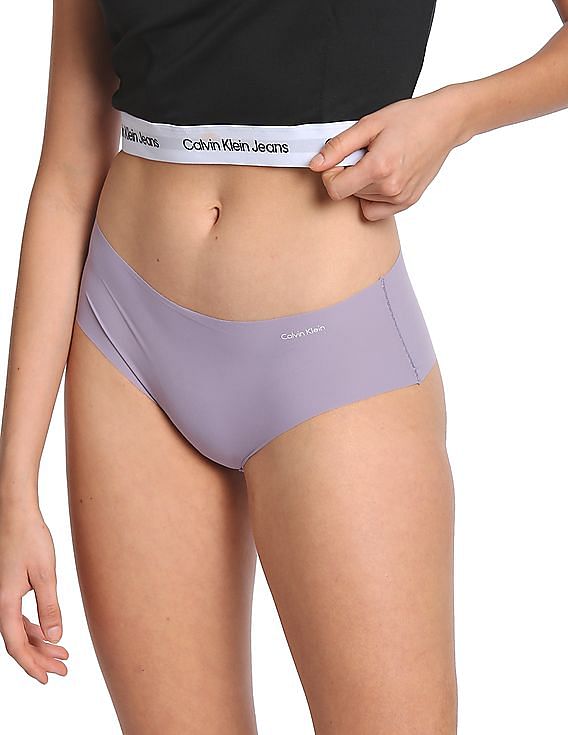 Buy Calvin Klein Underwear Mid Rise Solid Hipster Panties - Pack Of 5 -  NNNOW.com