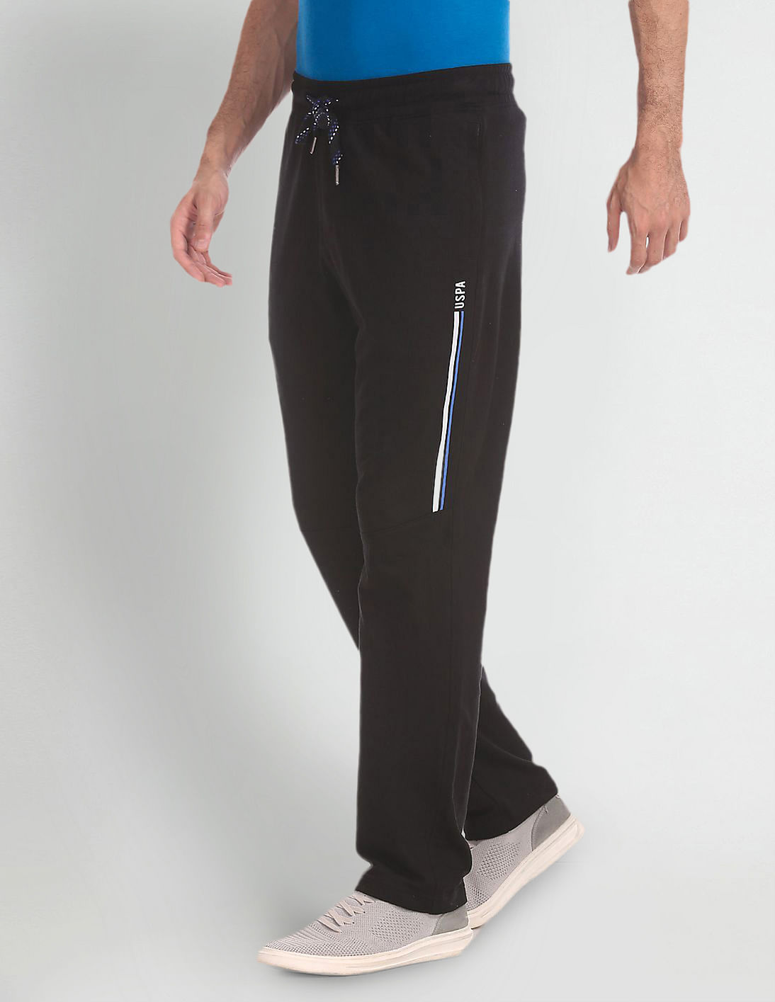 Buy USPA Innerwear Comfort Fit Solid Cotton Polyester I673 Lounge Track  Pants - Pack Of 1 - NNNOW.com