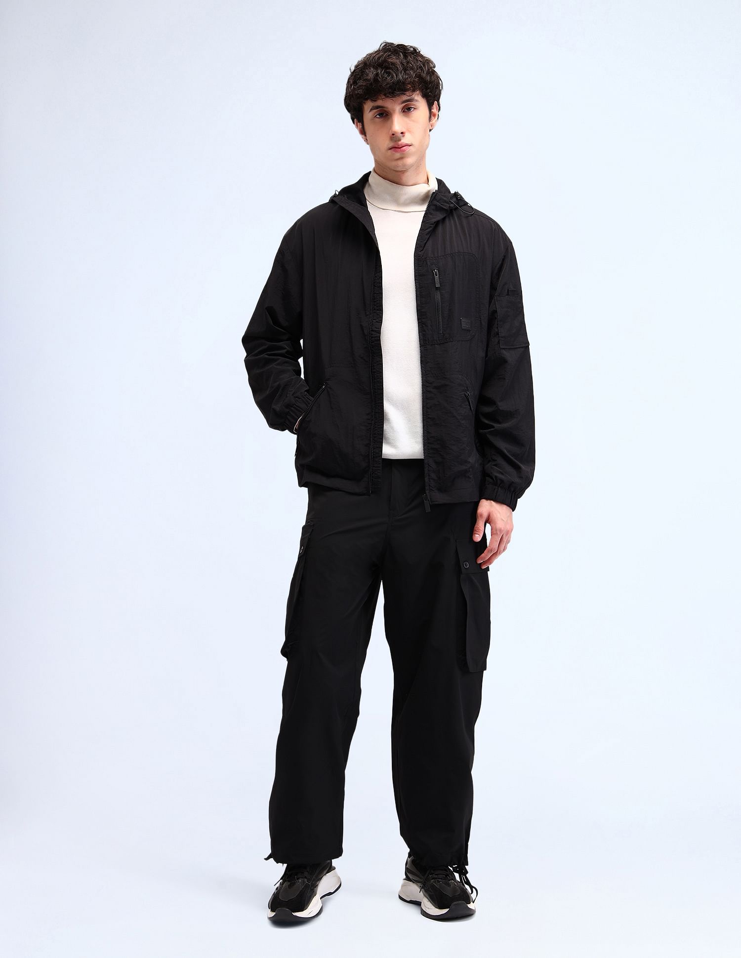 Flying Machine Solid Regular Fit Jacket