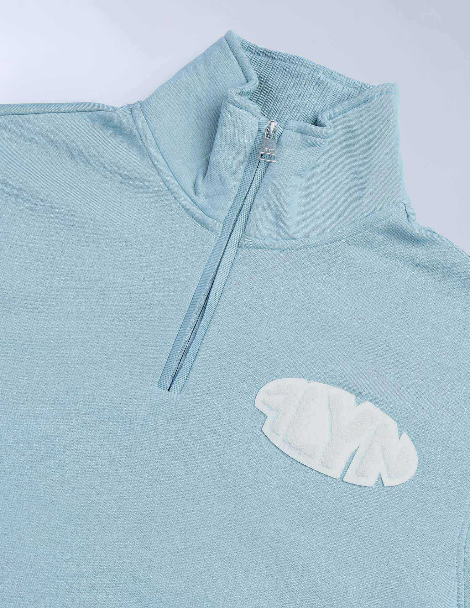 Flying Machine Solid High Neck Sweatshirt