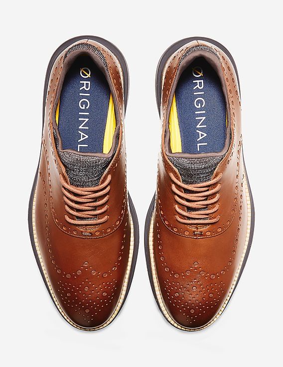 Buy Cole Haan Brown ØriginalGrand Ultra Wingtip Oxford Sneakers