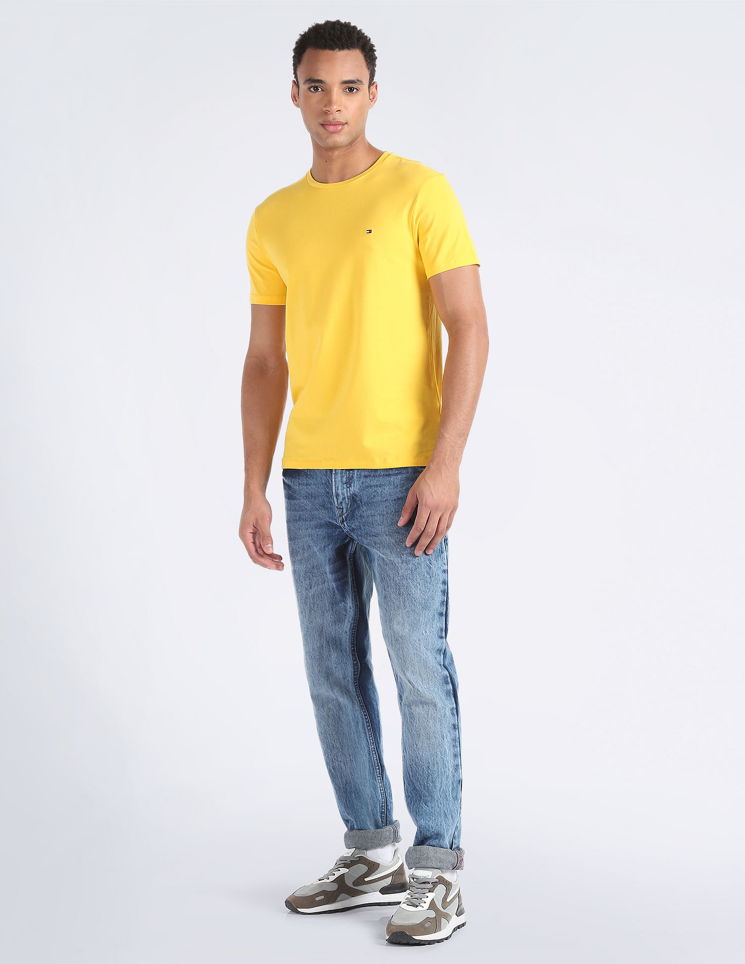Tommy Hilfiger Crew Neck Stretch Slim Fit T-Shirt