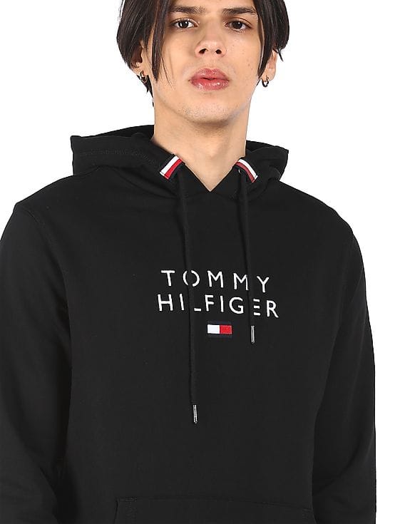 Zip Up Tommy Hilfiger Hoodie Men Black Buy Tommy Hilfiger Men